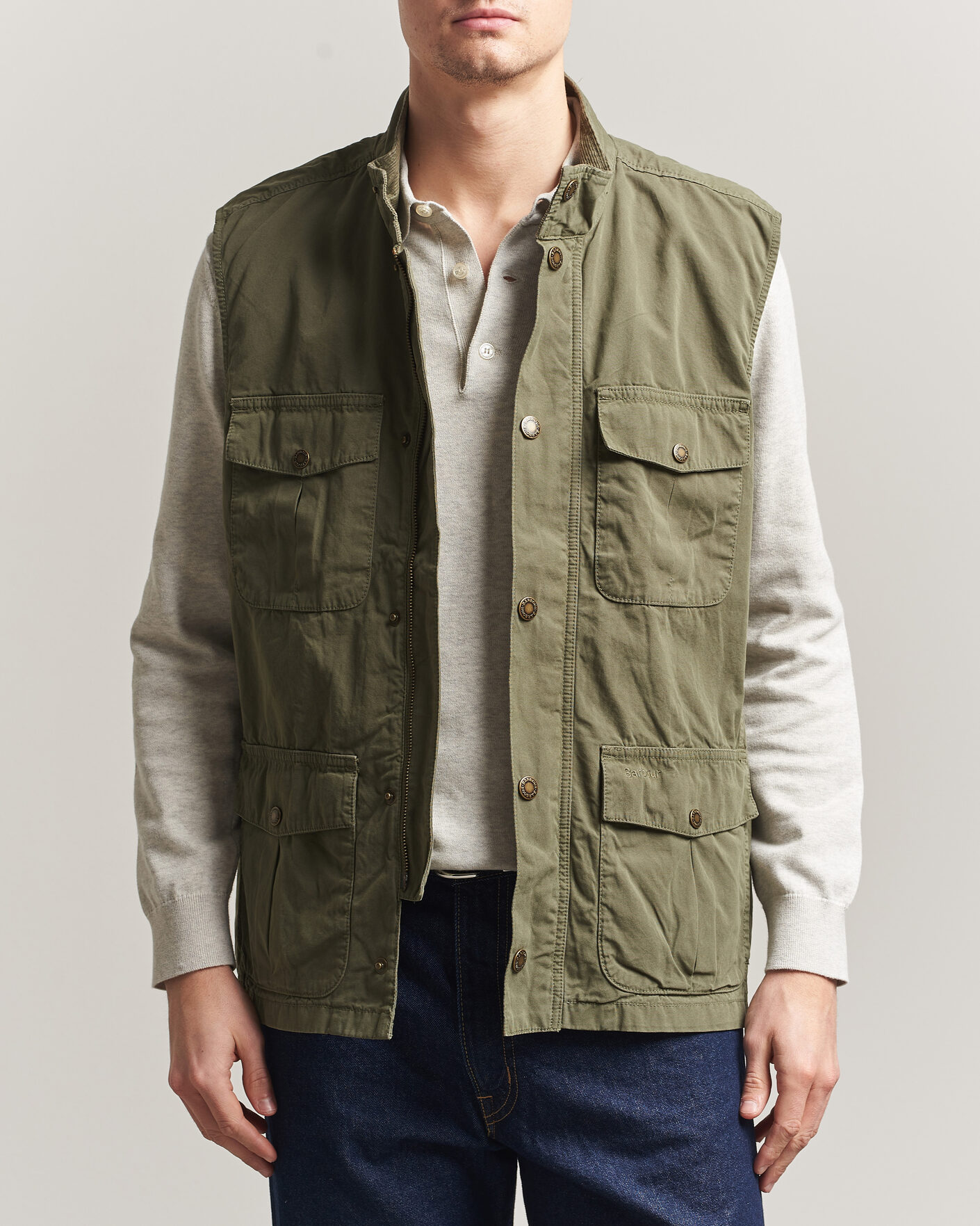 Herre | Vester | Barbour Lifestyle | Casual Corebrigde Gilet Dusty Olive