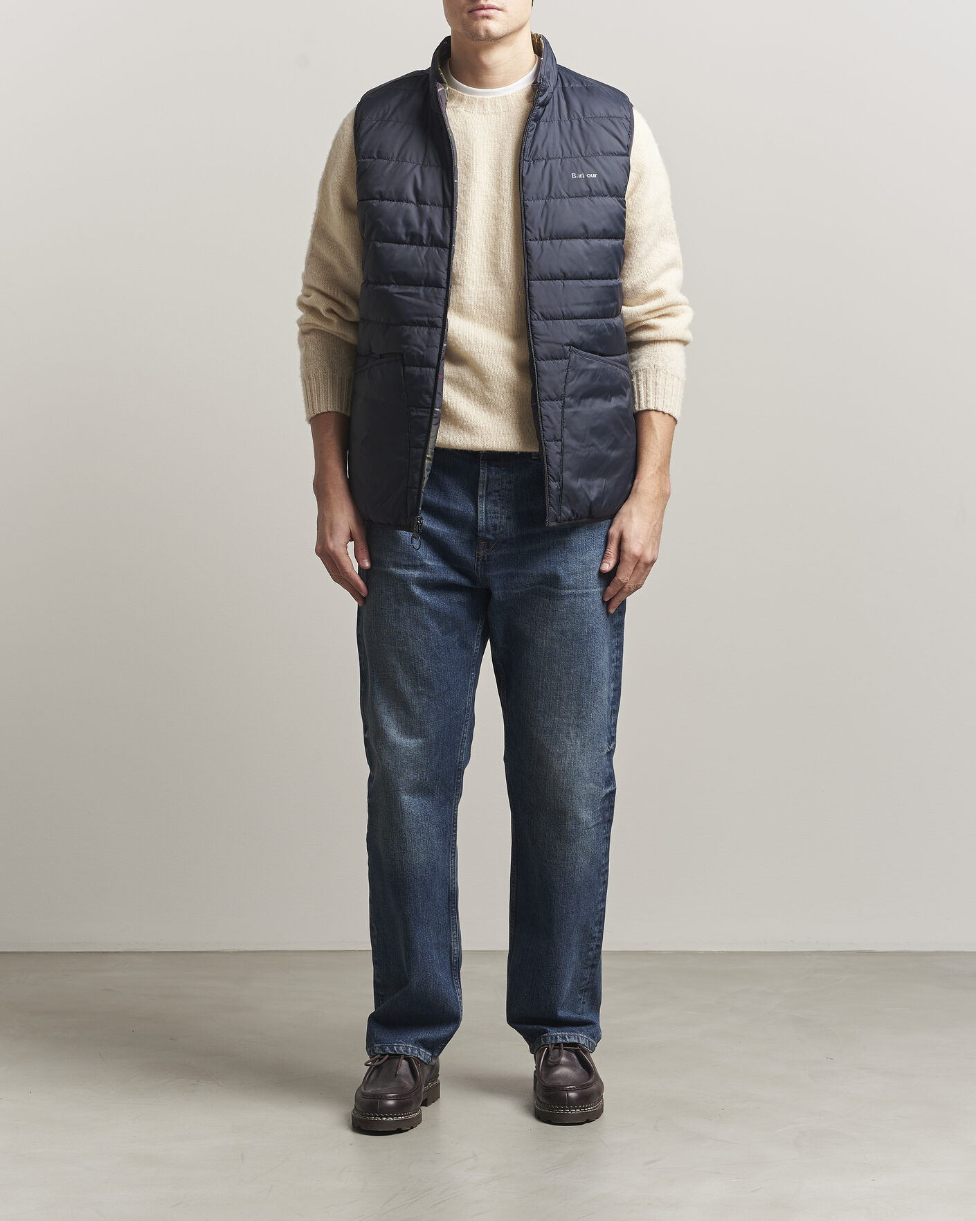 Herre | Vester | Barbour Lifestyle | Reversible Tartan Puffer Gilet Classic Tartan