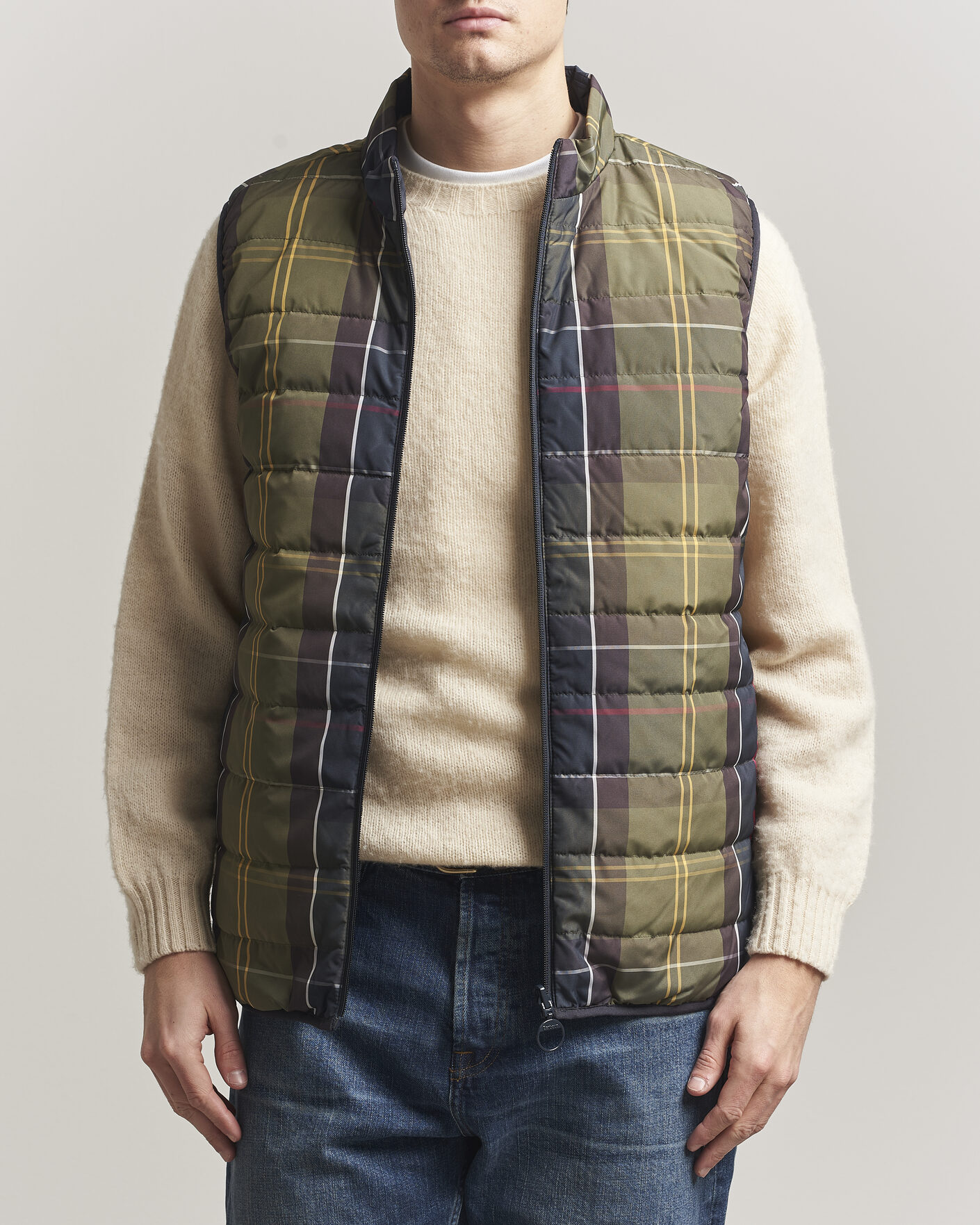 Herre | Vester | Barbour Lifestyle | Reversible Tartan Puffer Gilet Classic Tartan