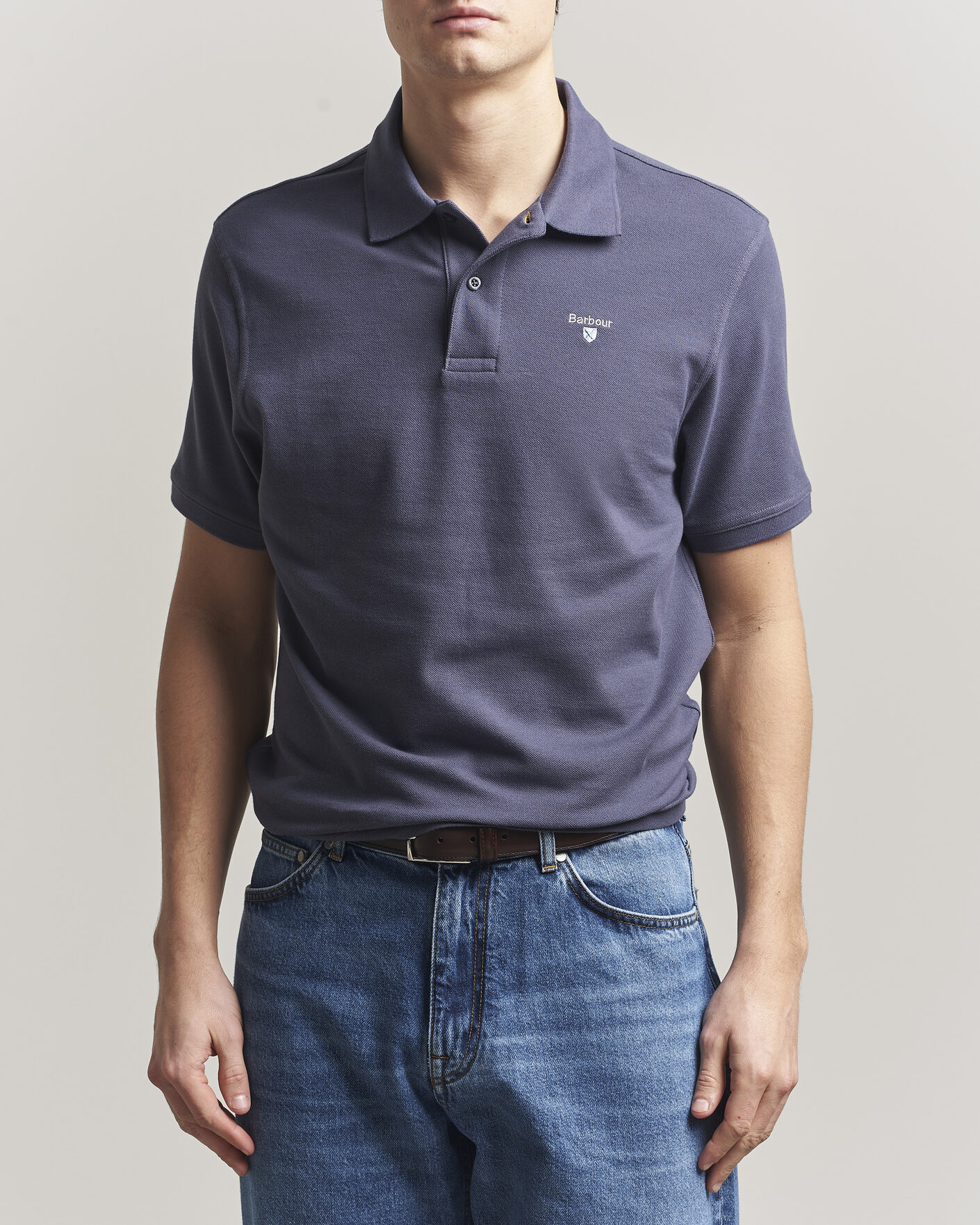 Herre | Pikéer | Barbour Lifestyle | Sports Polo Washed Navy