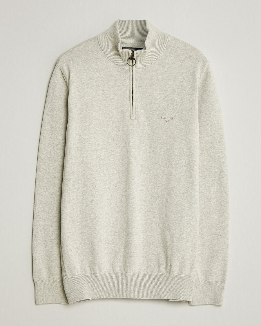 Herre | Gensere | Barbour Lifestyle | Cotton Half Zip Neutral