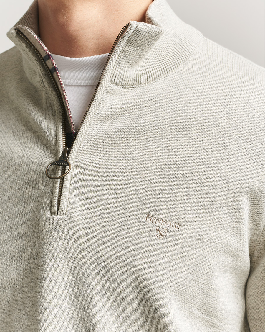 Herre | Gensere | Barbour Lifestyle | Cotton Half Zip Neutral