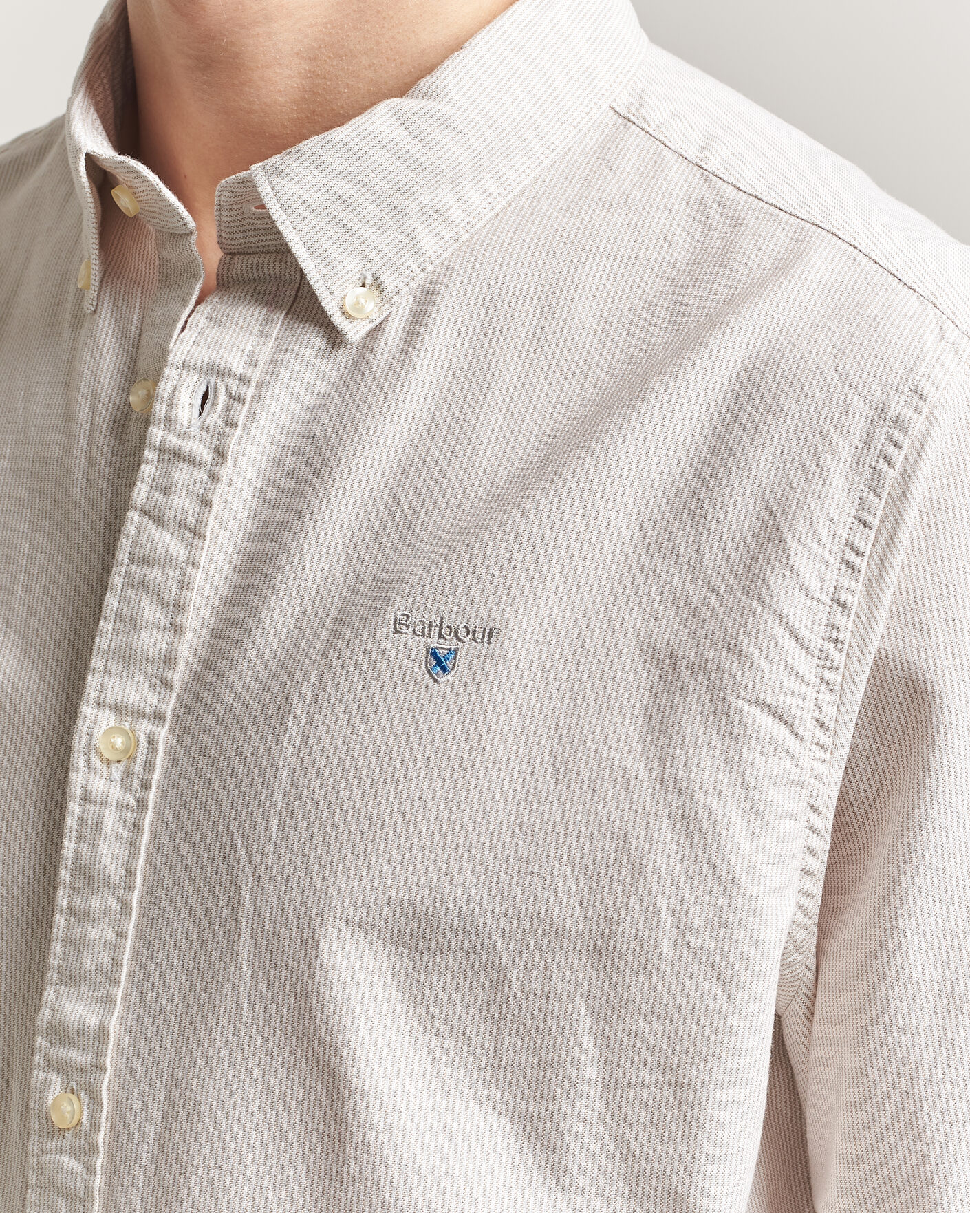 Herre | Skjorter | Barbour Lifestyle | Striped Oxtown Shirt Stone