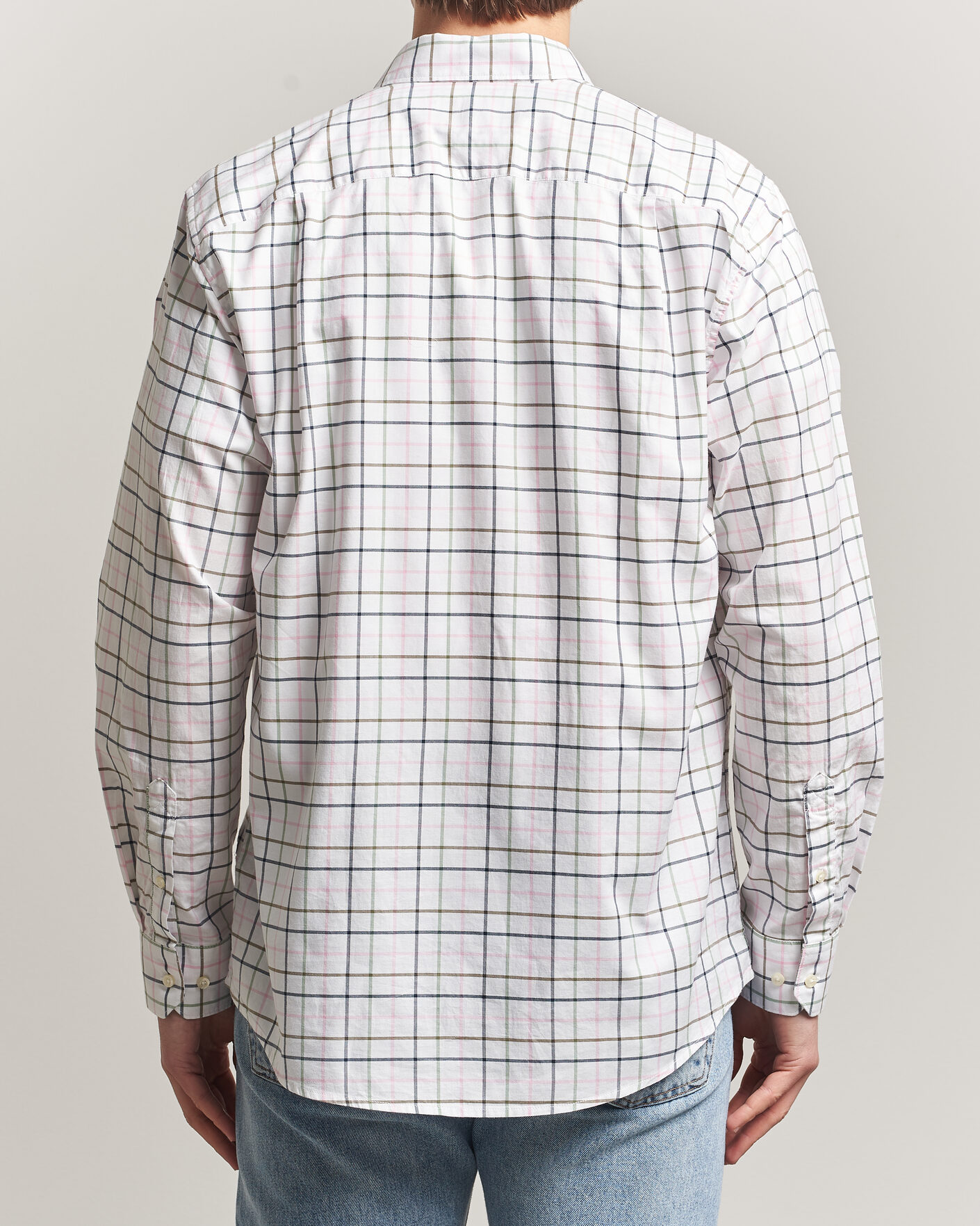 Herre | Skjorter | Barbour Lifestyle | Caswell Regular Tatersall Shirt Pink