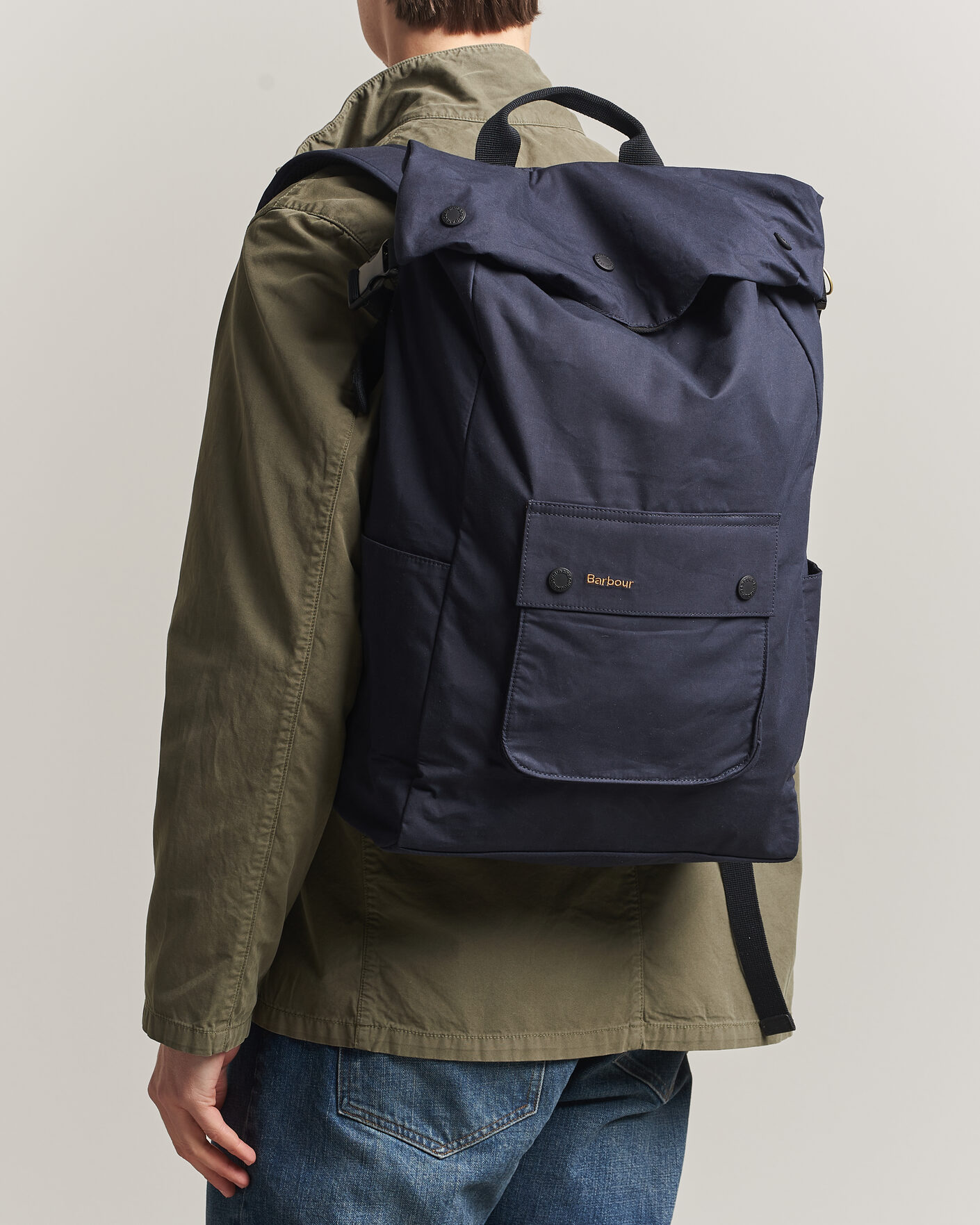 Herre | Vesker | Barbour Lifestyle | Transport Foldover Backpack Navy