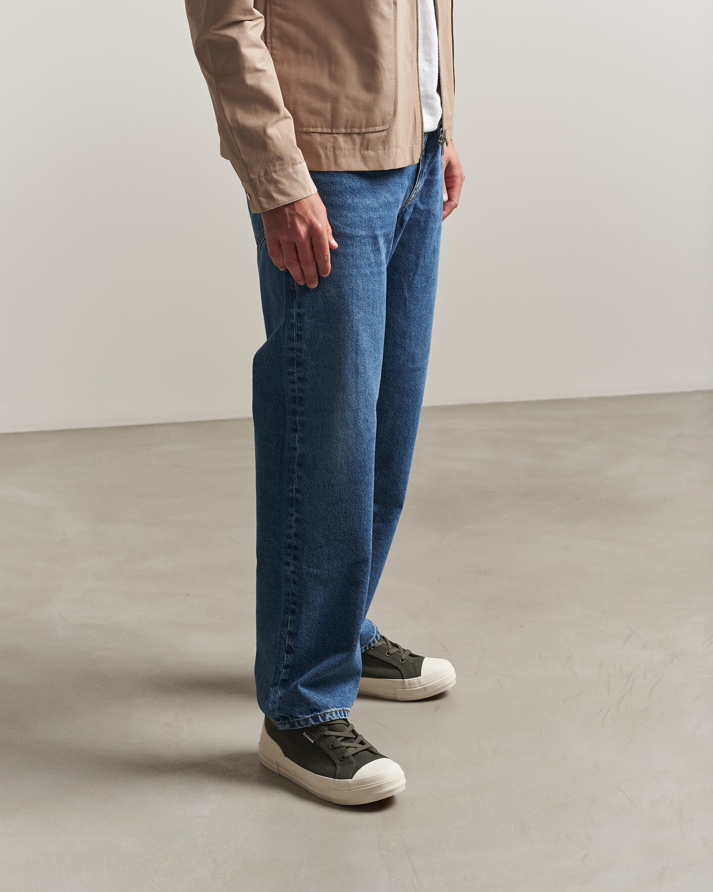 Herre | Sneakers | Barbour Lifestyle | Stanhope Canvas Sneakers Olive