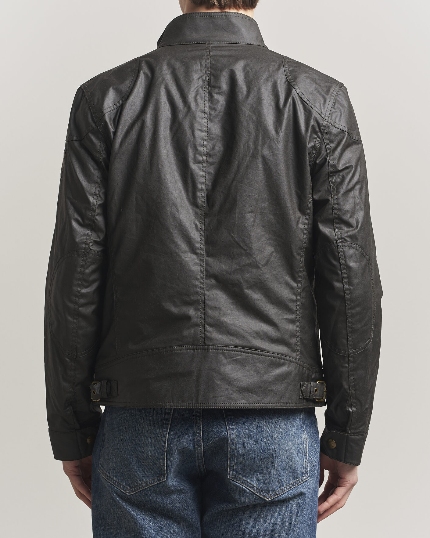 Herre | Jakker | Belstaff | Racemaster Waxed Jacket Faded Olive