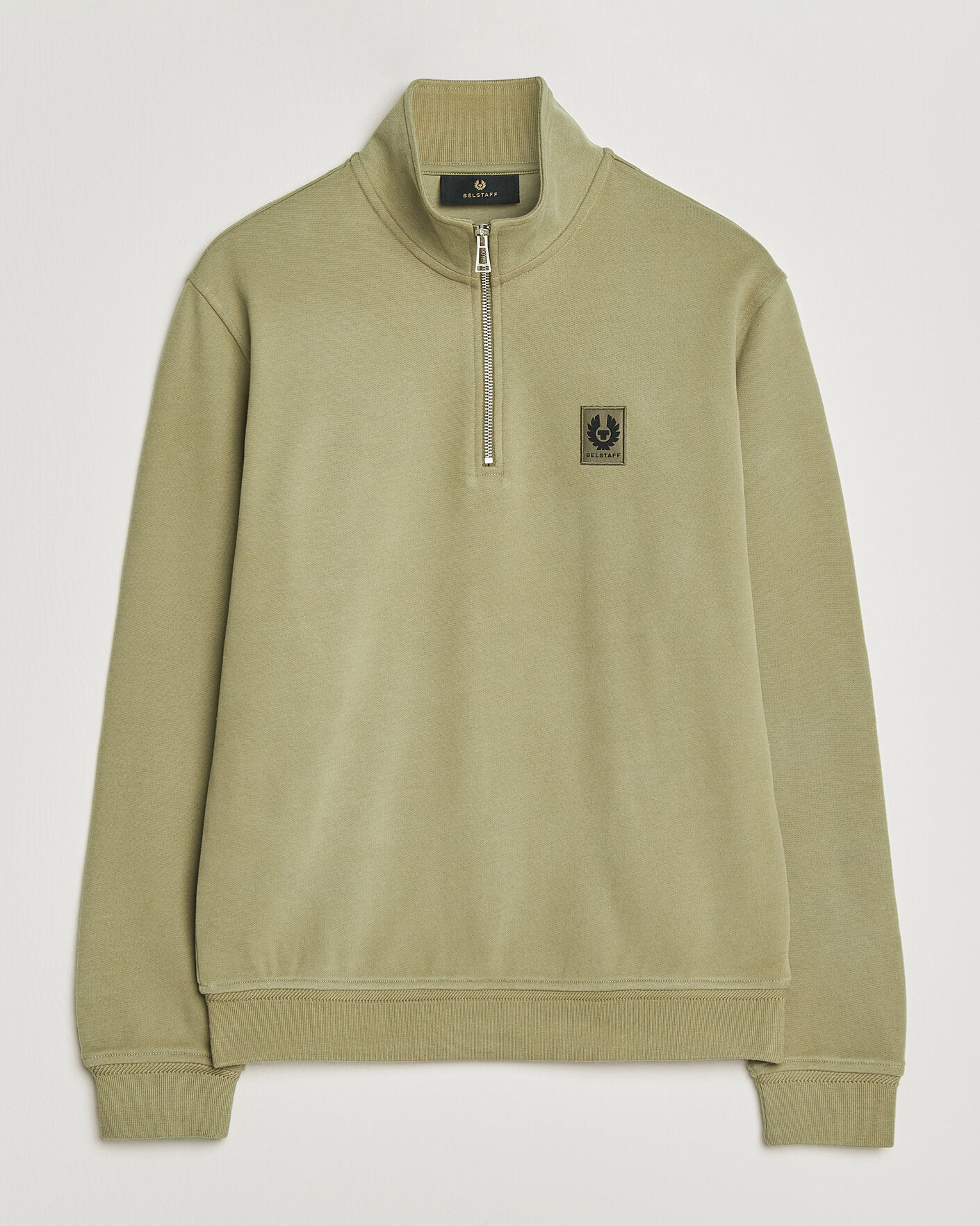 Herre | Gensere | Belstaff | Signature Half Zip Sweatshirt Fatigue Green