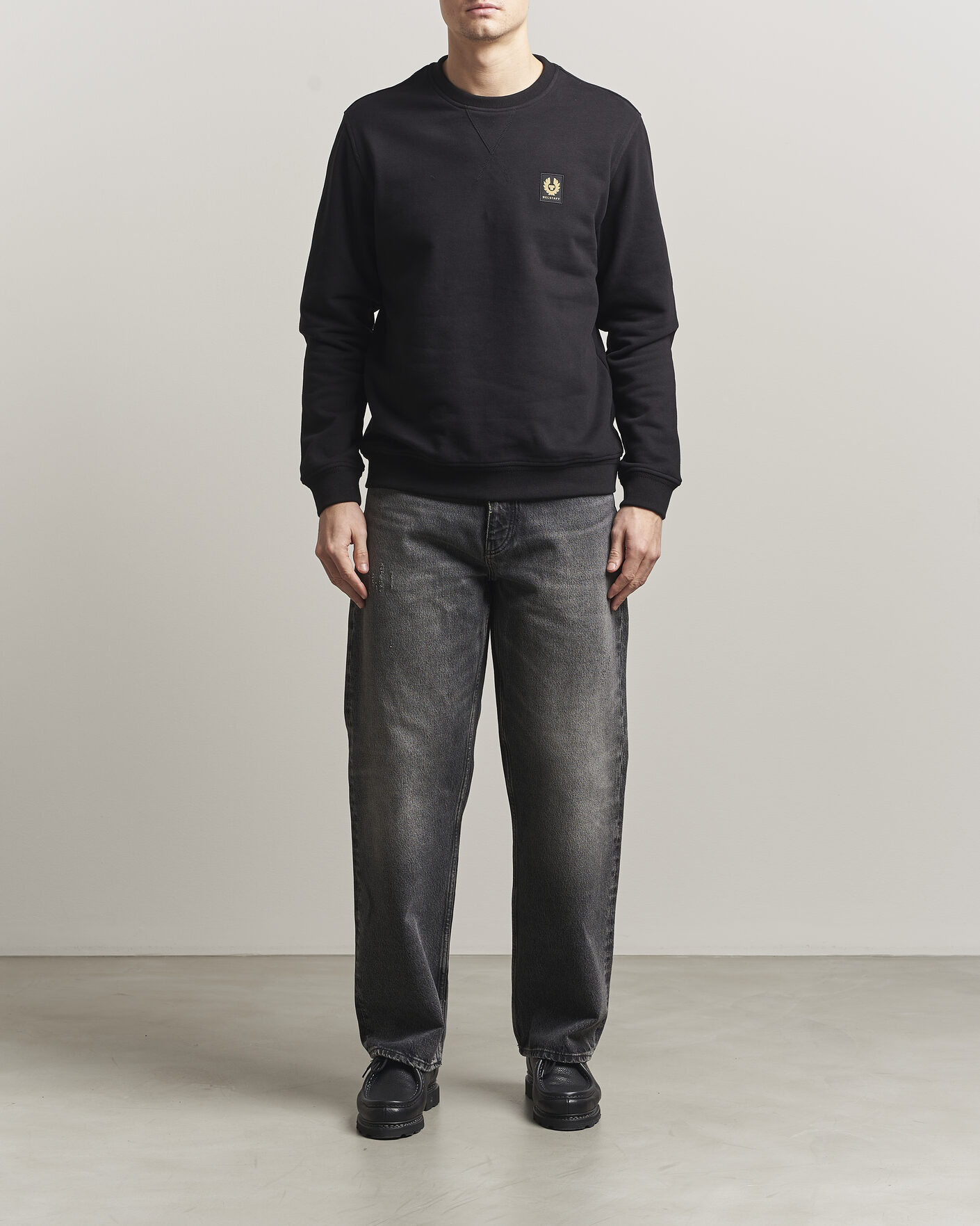 Herre | Gensere | Belstaff | Signature Crew Neck Sweatshirt Black
