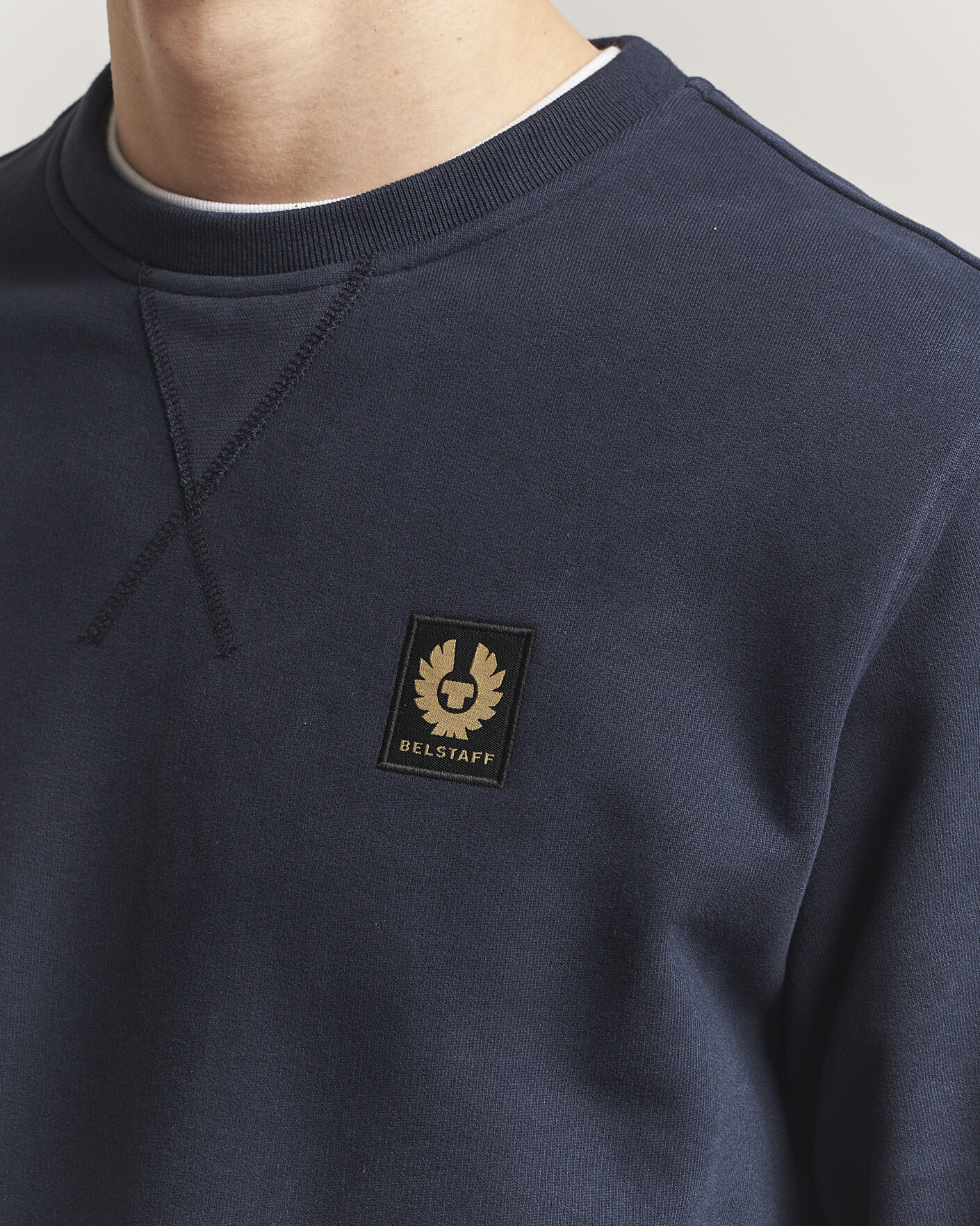 Herre | Gensere | Belstaff | Signature Crew Neck Sweatshirt Dark Ink