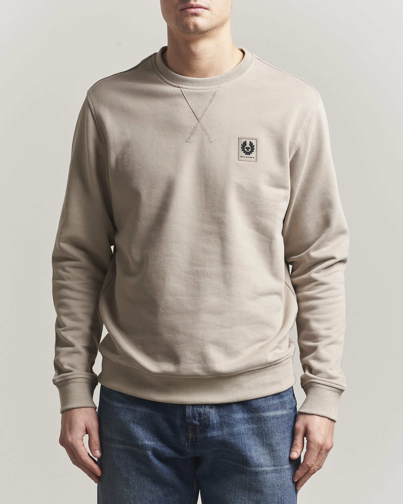Herre | Gensere | Belstaff | Signature Crew Neck Sweatshirt Dark Sand