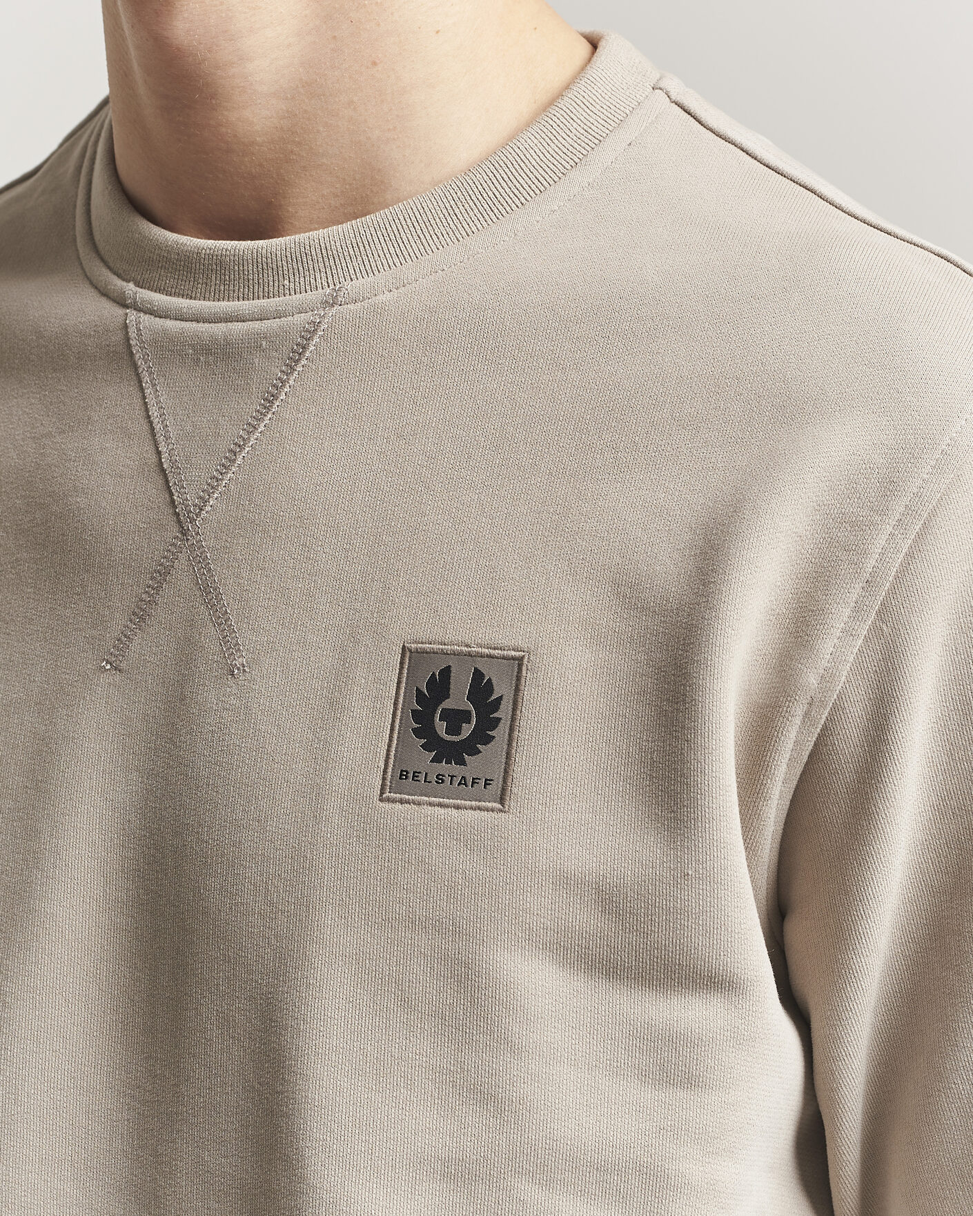 Herre | Gensere | Belstaff | Signature Crew Neck Sweatshirt Dark Sand