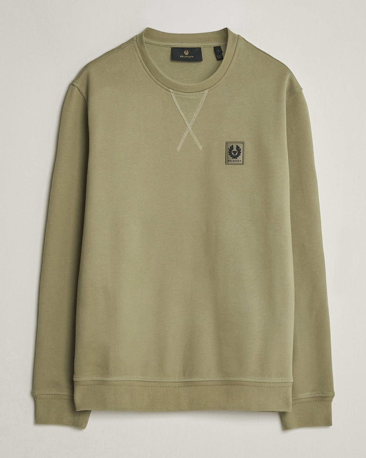 Herre | Gensere | Belstaff | Signature Crew Neck Sweatshirt Fatigue Green