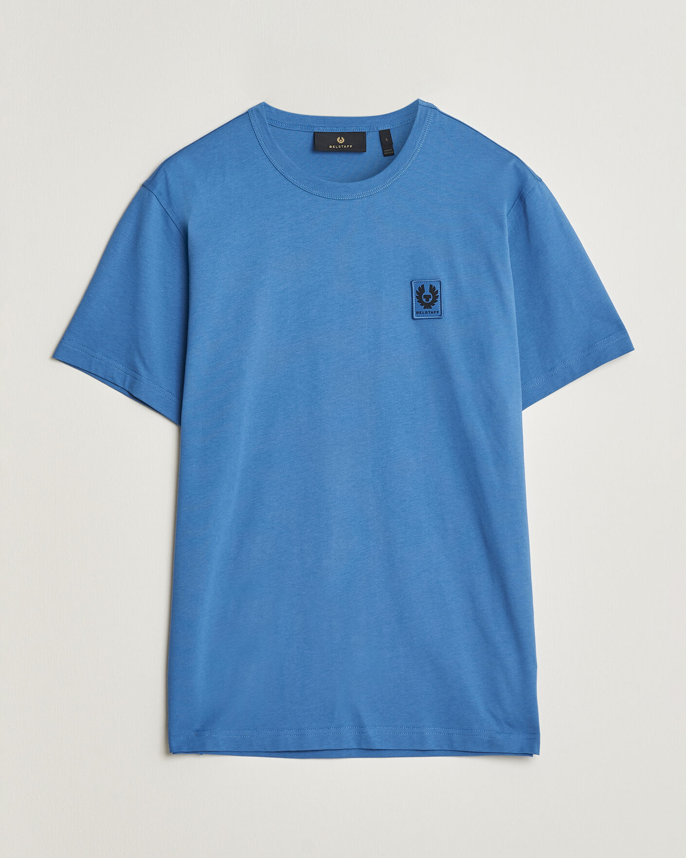 Herre | T-Shirts | Belstaff | Signature Crew Neck T-Shirt Marine Blue