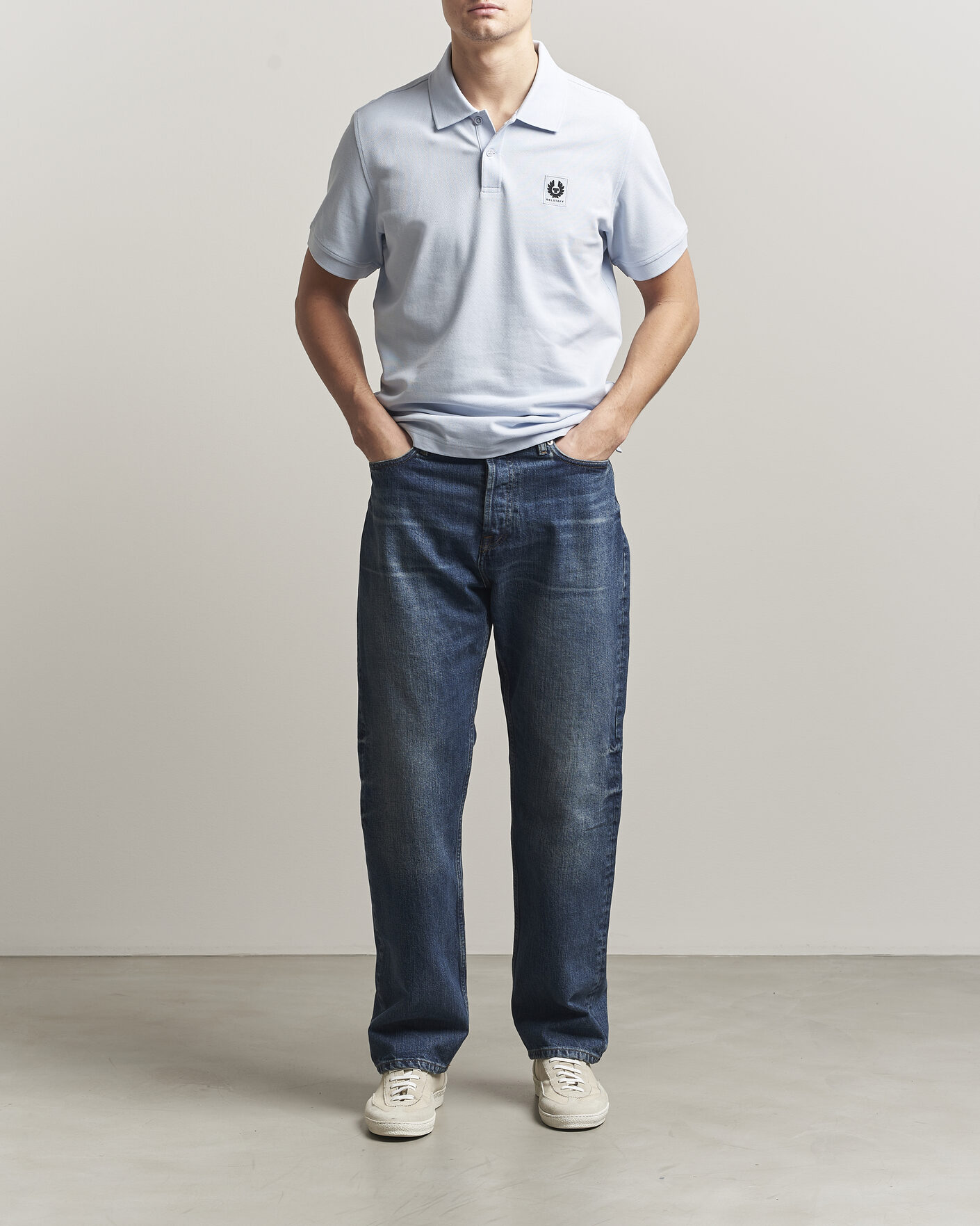 Herre | Pikéer | Belstaff | Signature Polo Sky Blue