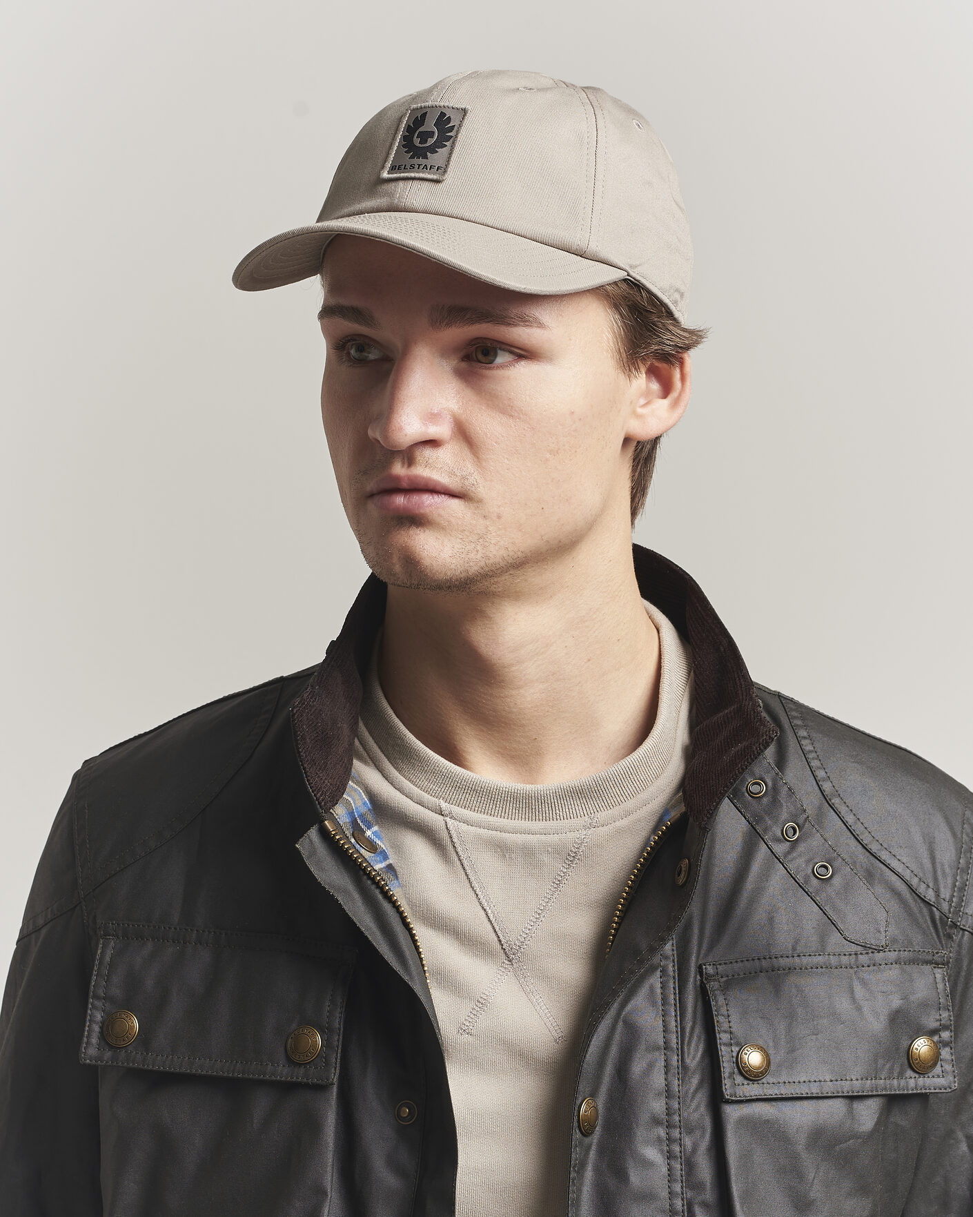 Herre | Hatter og capser | Belstaff | Pheonix Logo Cap Dark Sand