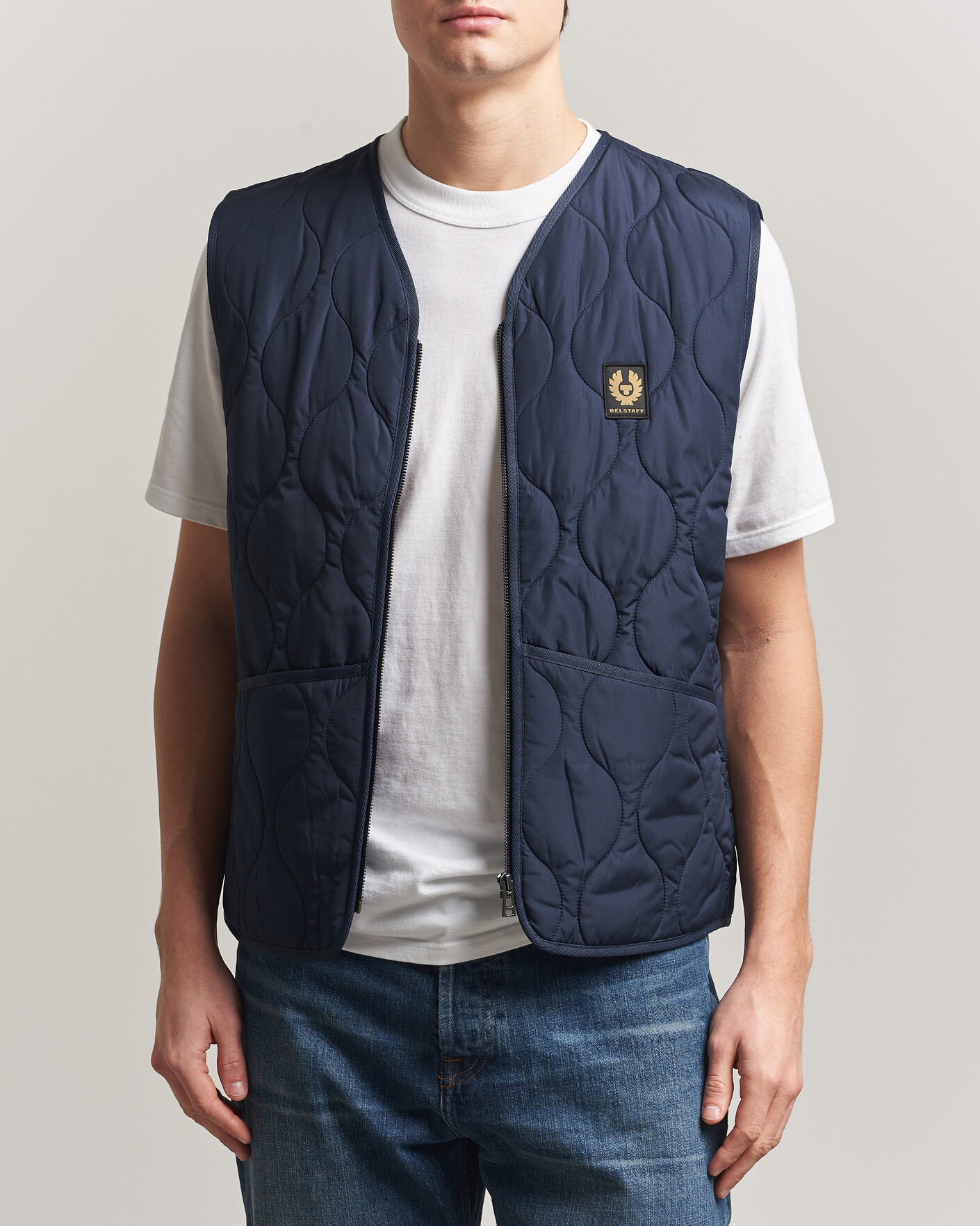 Herre | Vester | Belstaff | Base Gilet Dark Ink