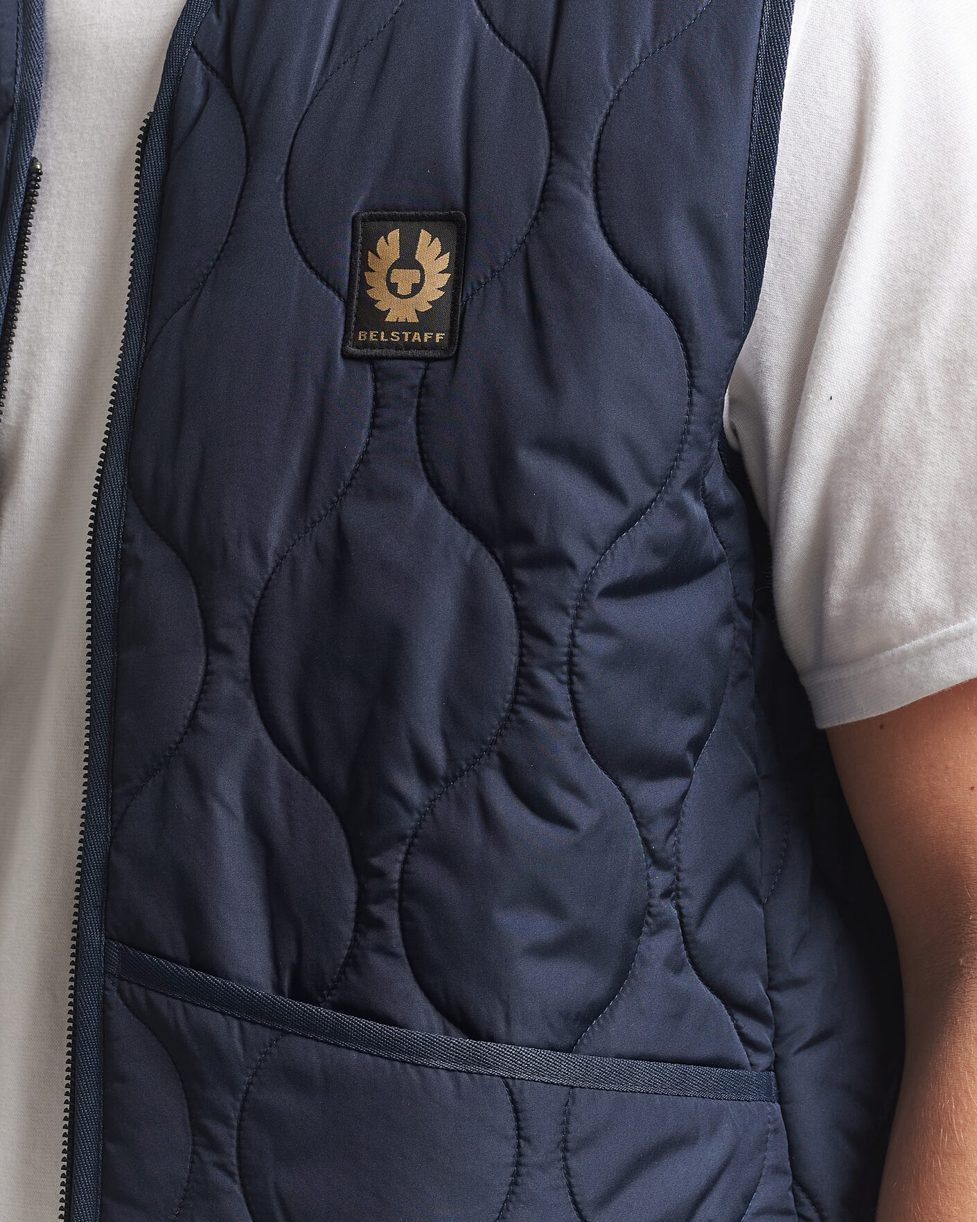 Herre | Vester | Belstaff | Base Gilet Dark Ink