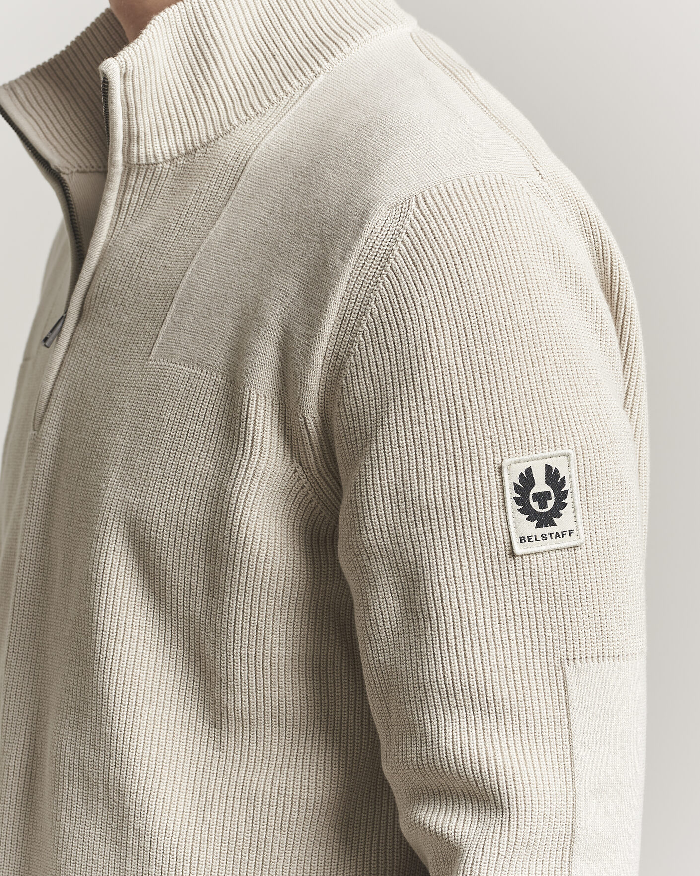 Herre | Gensere | Belstaff | Commander Half Zip Silver Birch