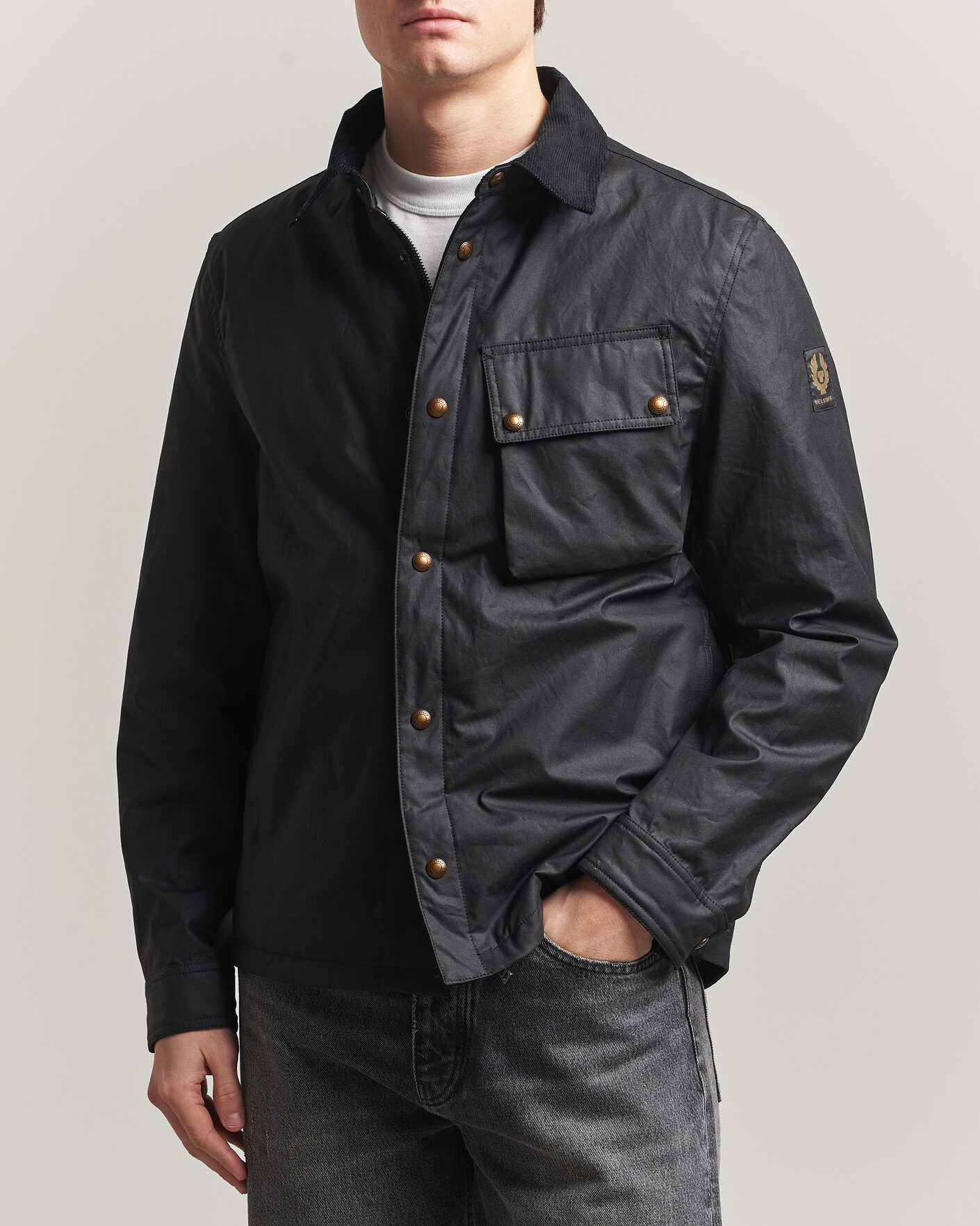 Herre | Jakker | Belstaff | Ground Wax Jacket Black