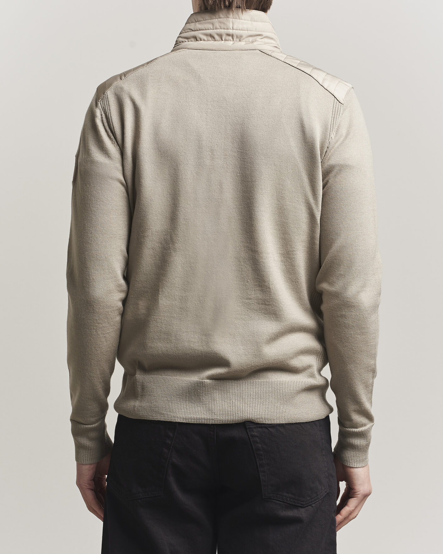 Herre | Gensere | Belstaff | Klimington Knitted Half Zip Dark Sand