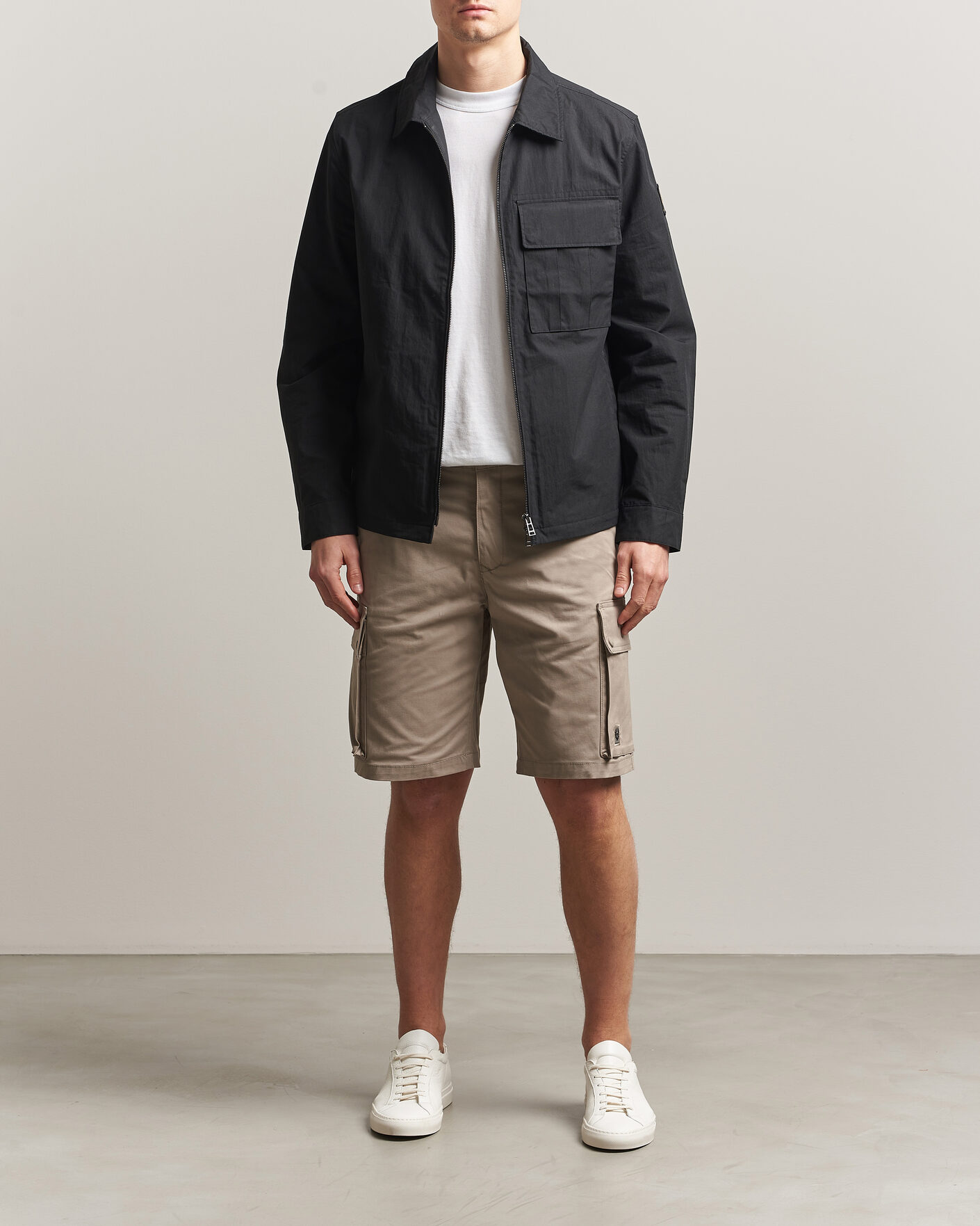 Herre | Shorts | Belstaff | Route Cargo Shorts Dark Sand