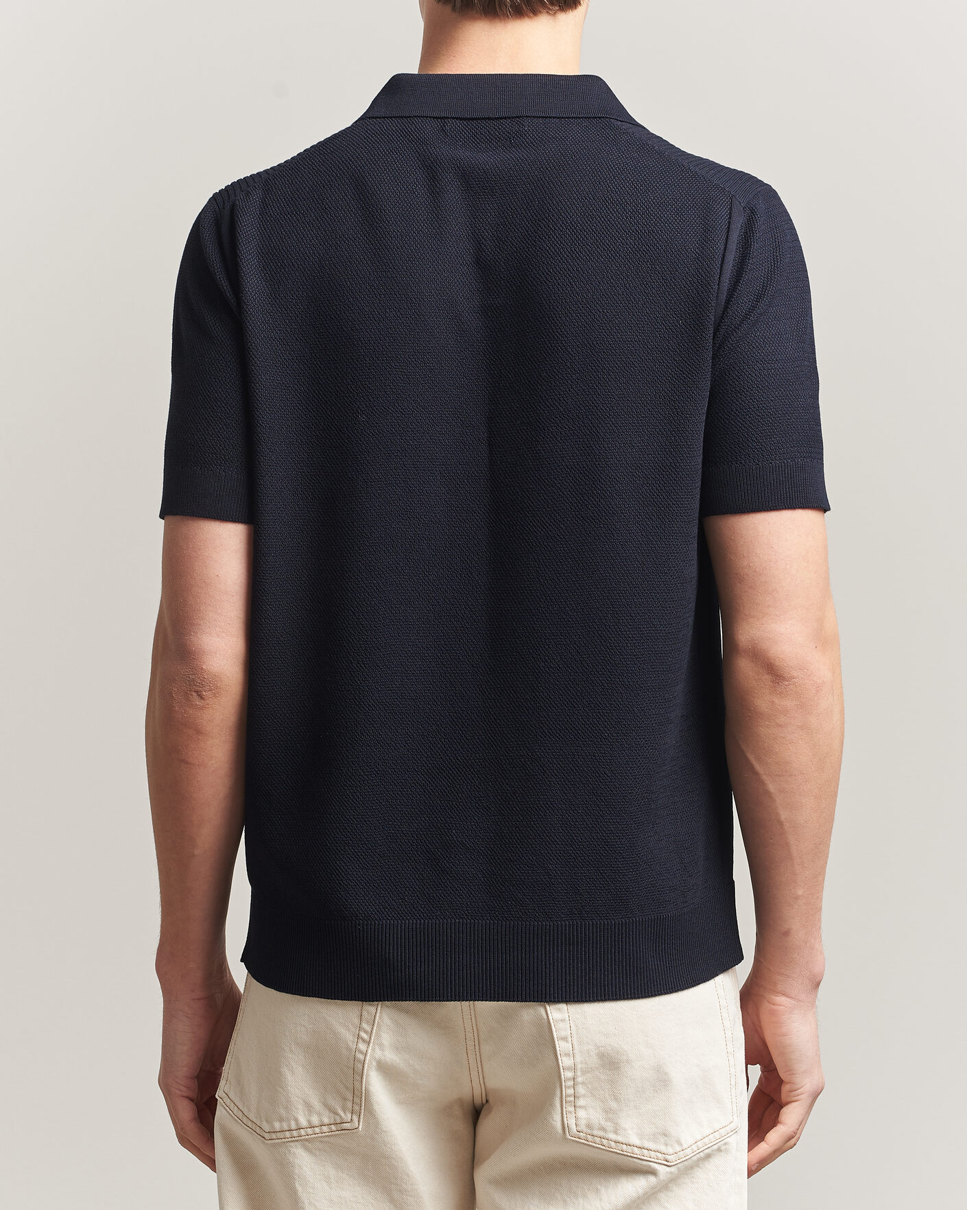 Herre | Pikéer | Belstaff | Coast Knitted Polo Dark Ink