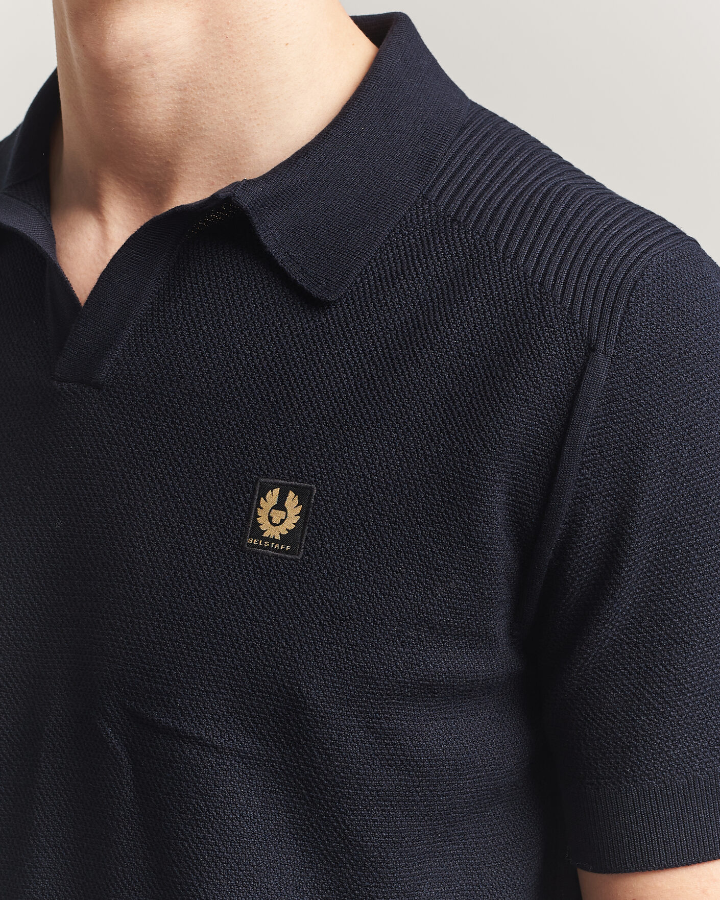 Herre | Pikéer | Belstaff | Coast Knitted Polo Dark Ink