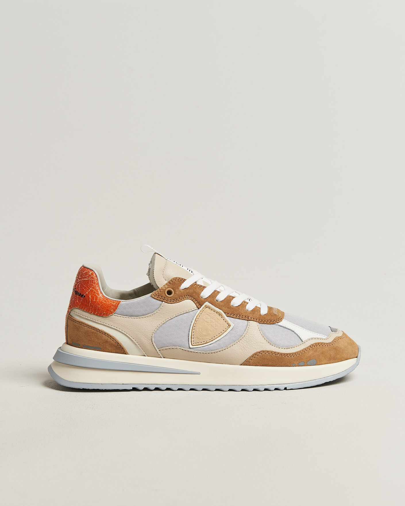 Herre | Sneakers | Philippe Model | Olympique Running Sneaker Grey/Brown
