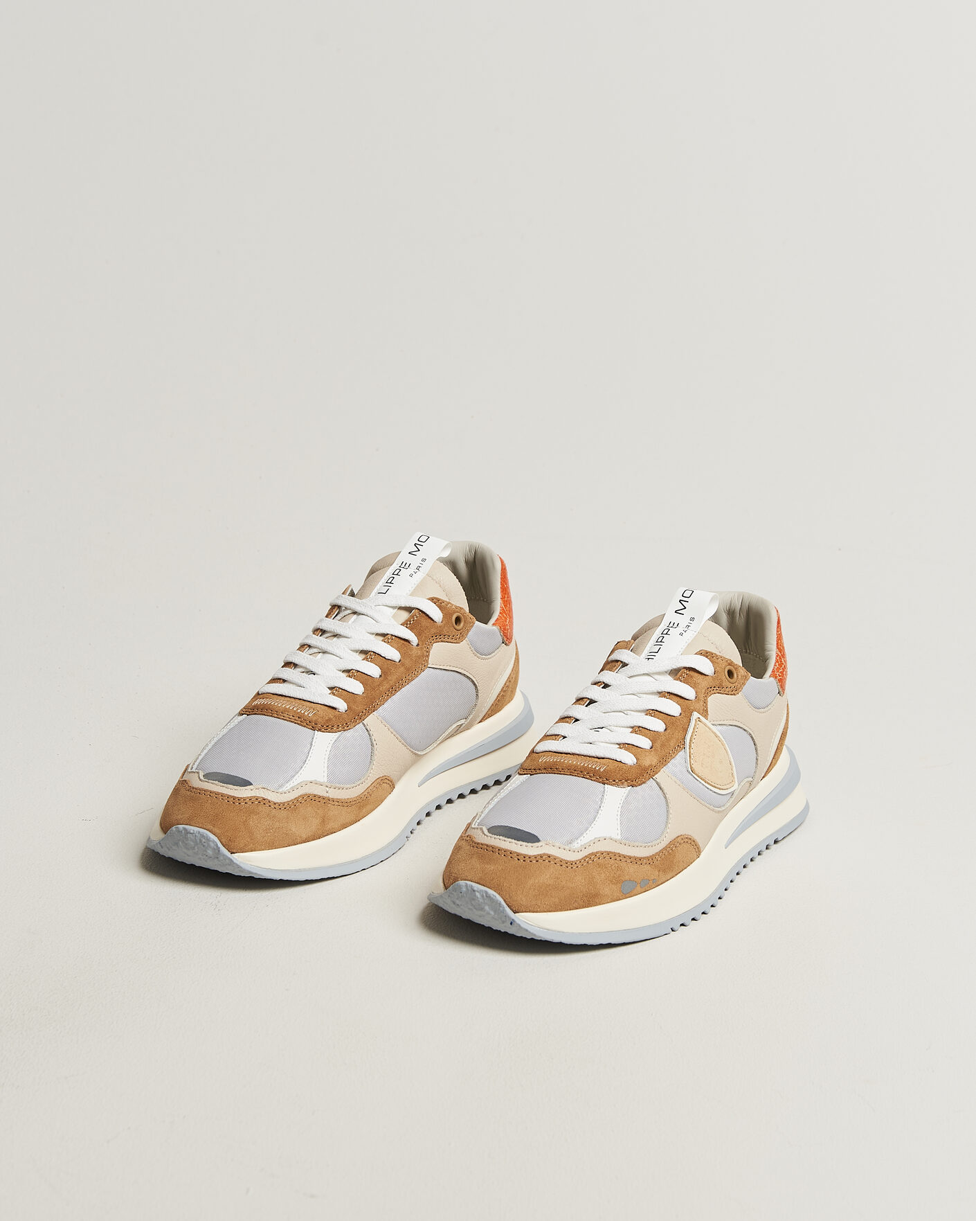 Herre | Sneakers | Philippe Model | Olympique Running Sneaker Grey/Brown