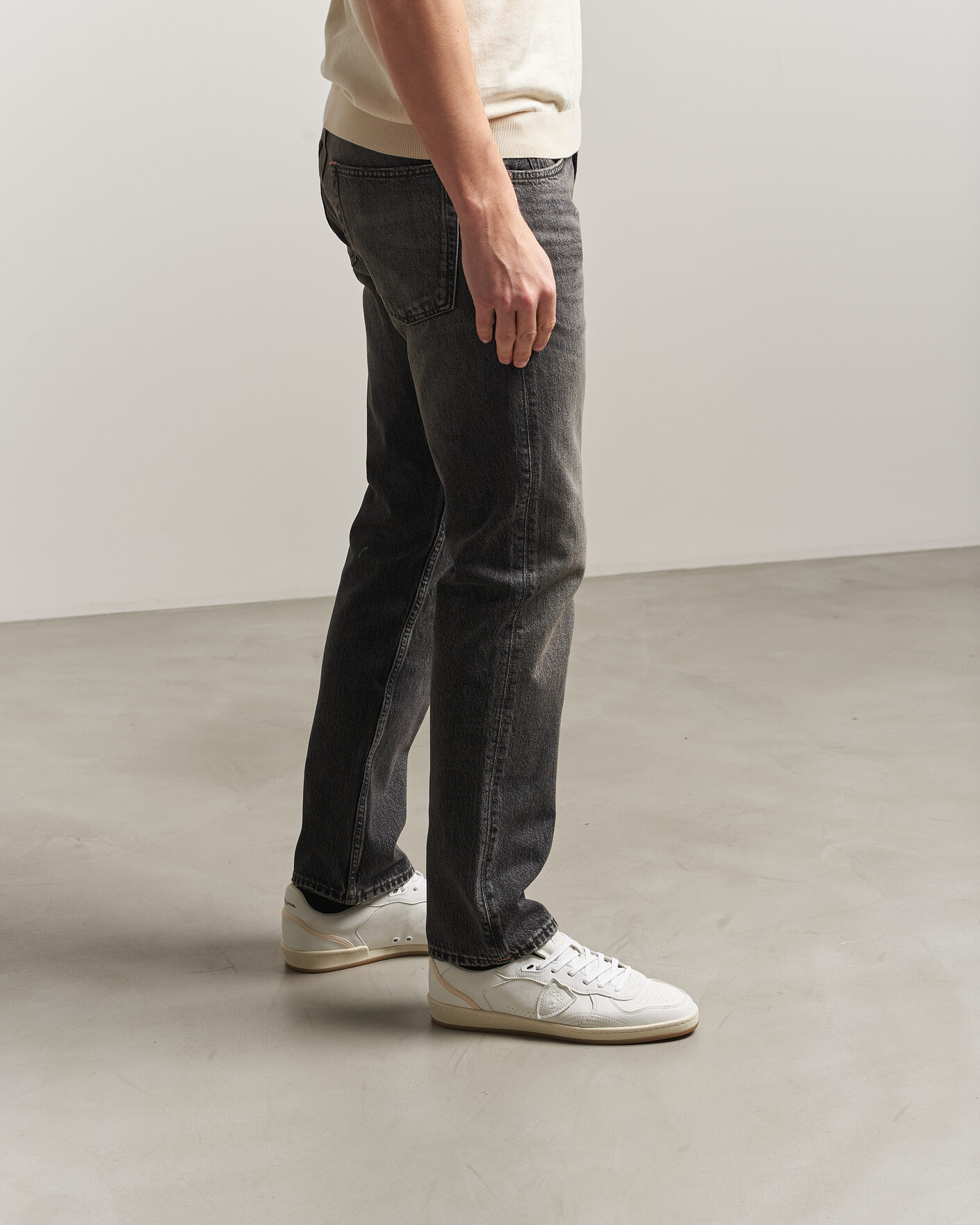 Herre | Sneakers | Philippe Model | Pgal Low Leather Sneaker White