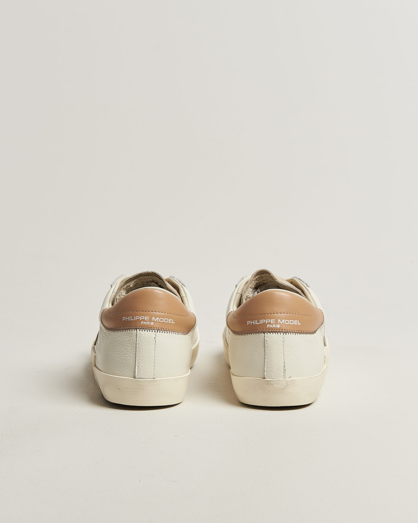 Herre | Sneakers | Philippe Model | PRSX Low Top Canvas Mix Sneaker White/Beige