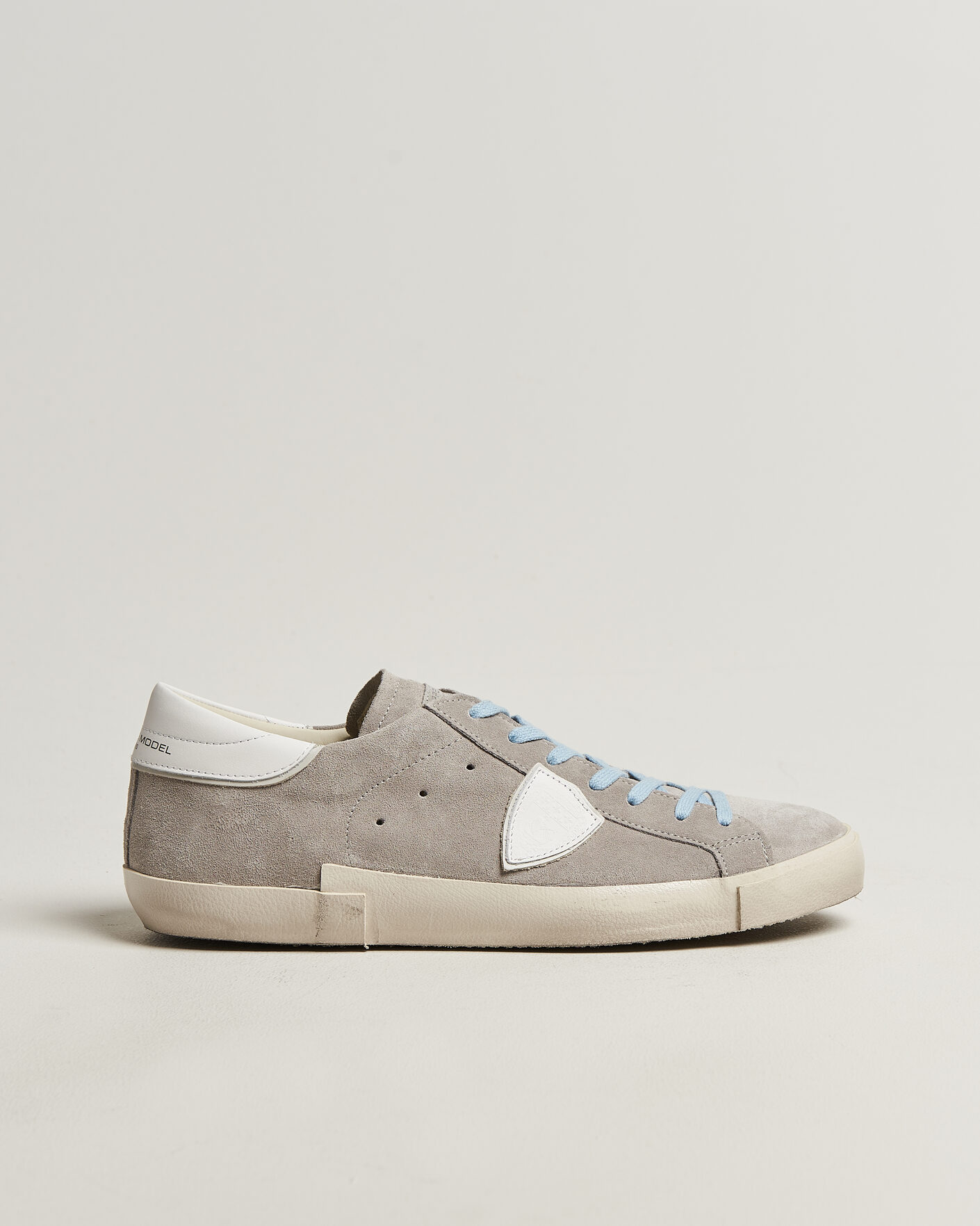Herre | Sneakers | Philippe Model | PRSX Low Top Canvas Mix Sneaker Grey/White