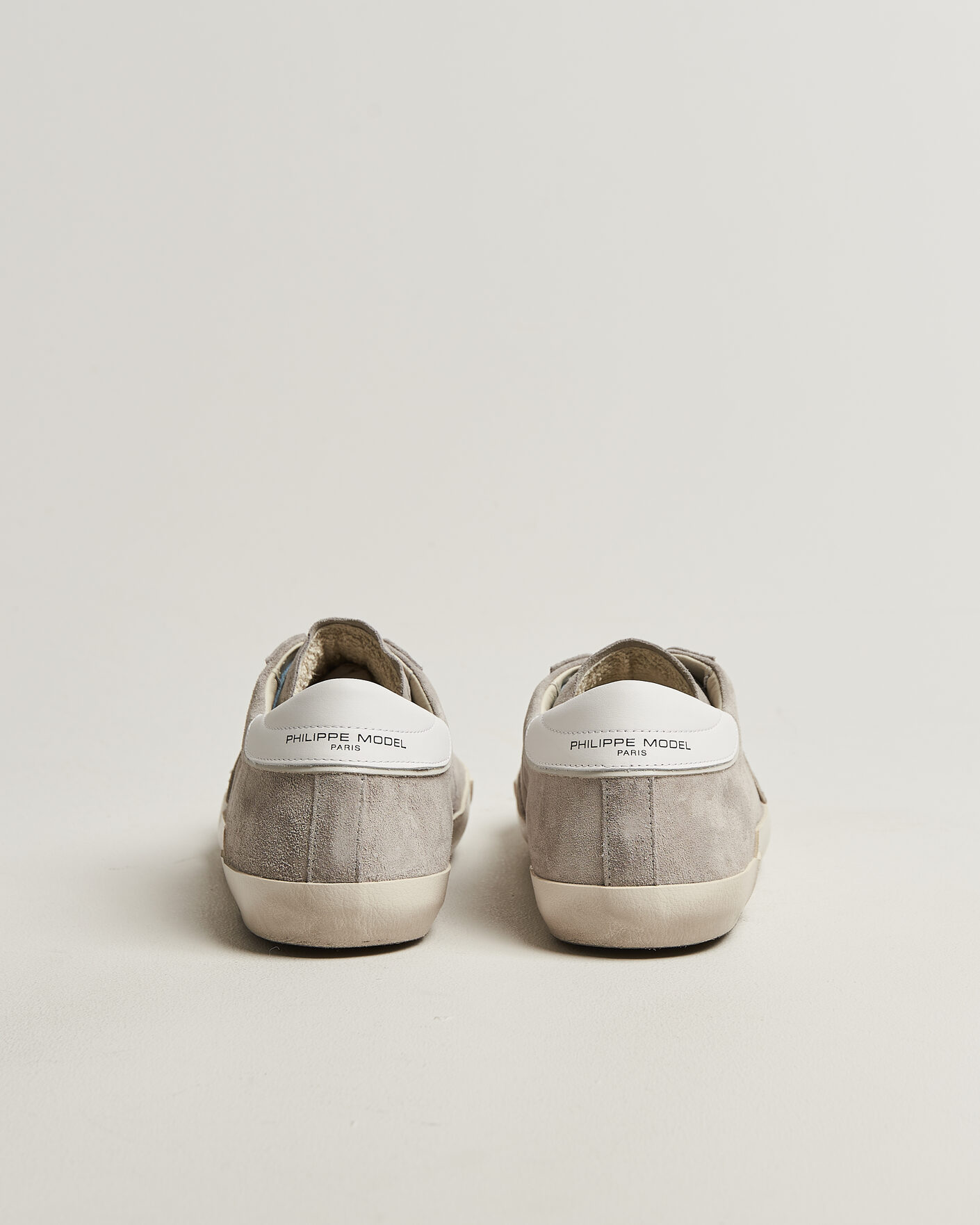 Herre | Sneakers | Philippe Model | PRSX Low Top Canvas Mix Sneaker Grey/White