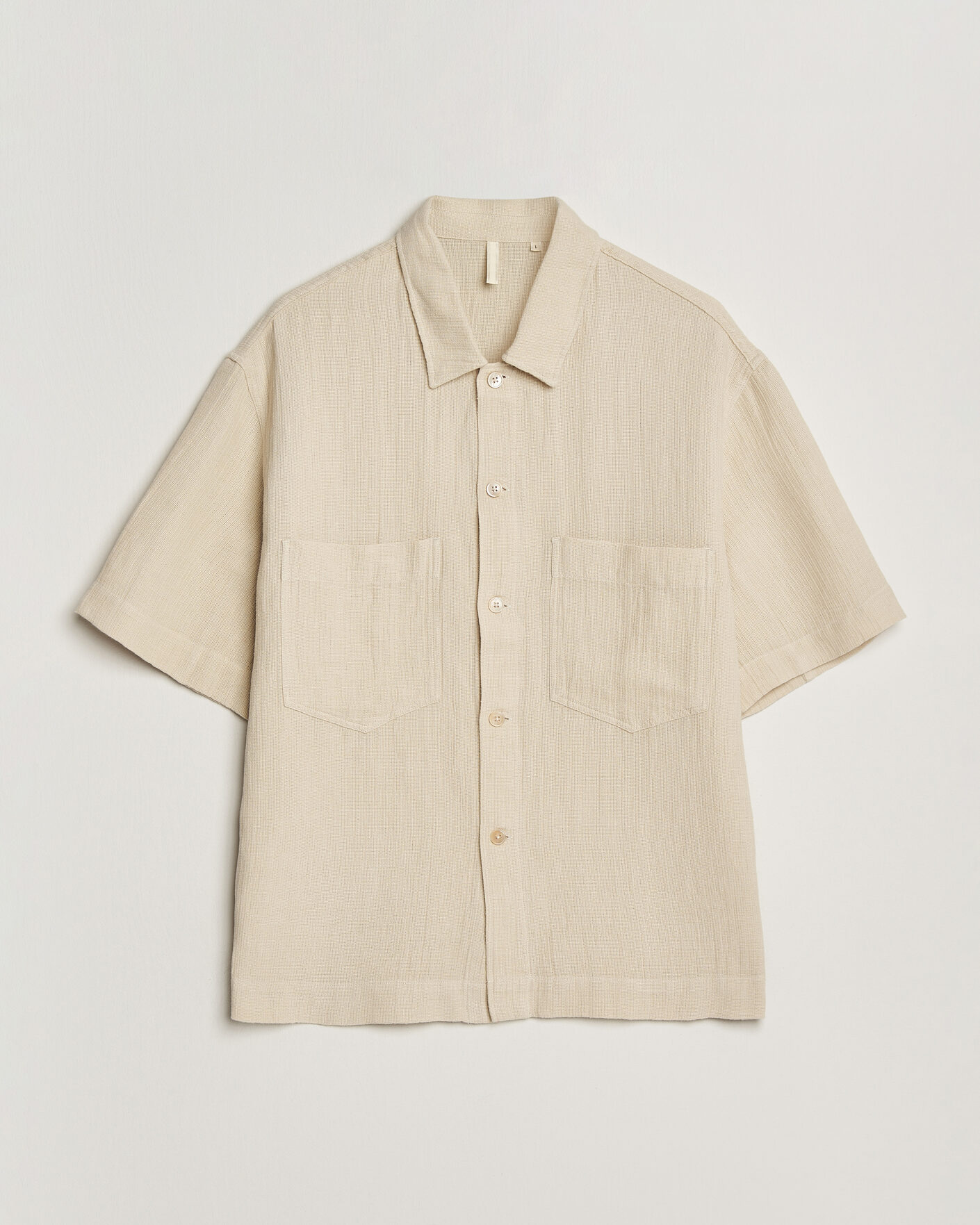Herre | Skjorter | Sunflower | Adam Short Sleeve Shirt Off White