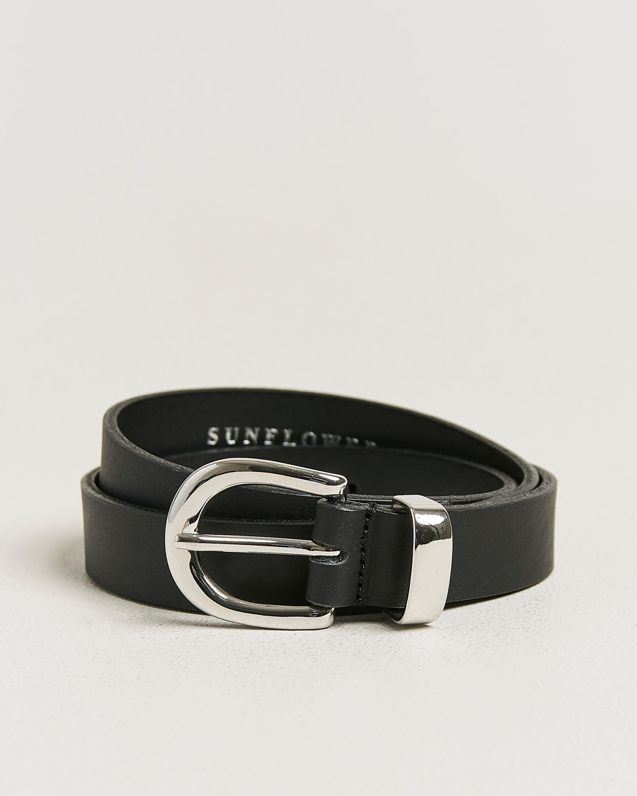 Herre | Belter | Sunflower | Simple Belt Black