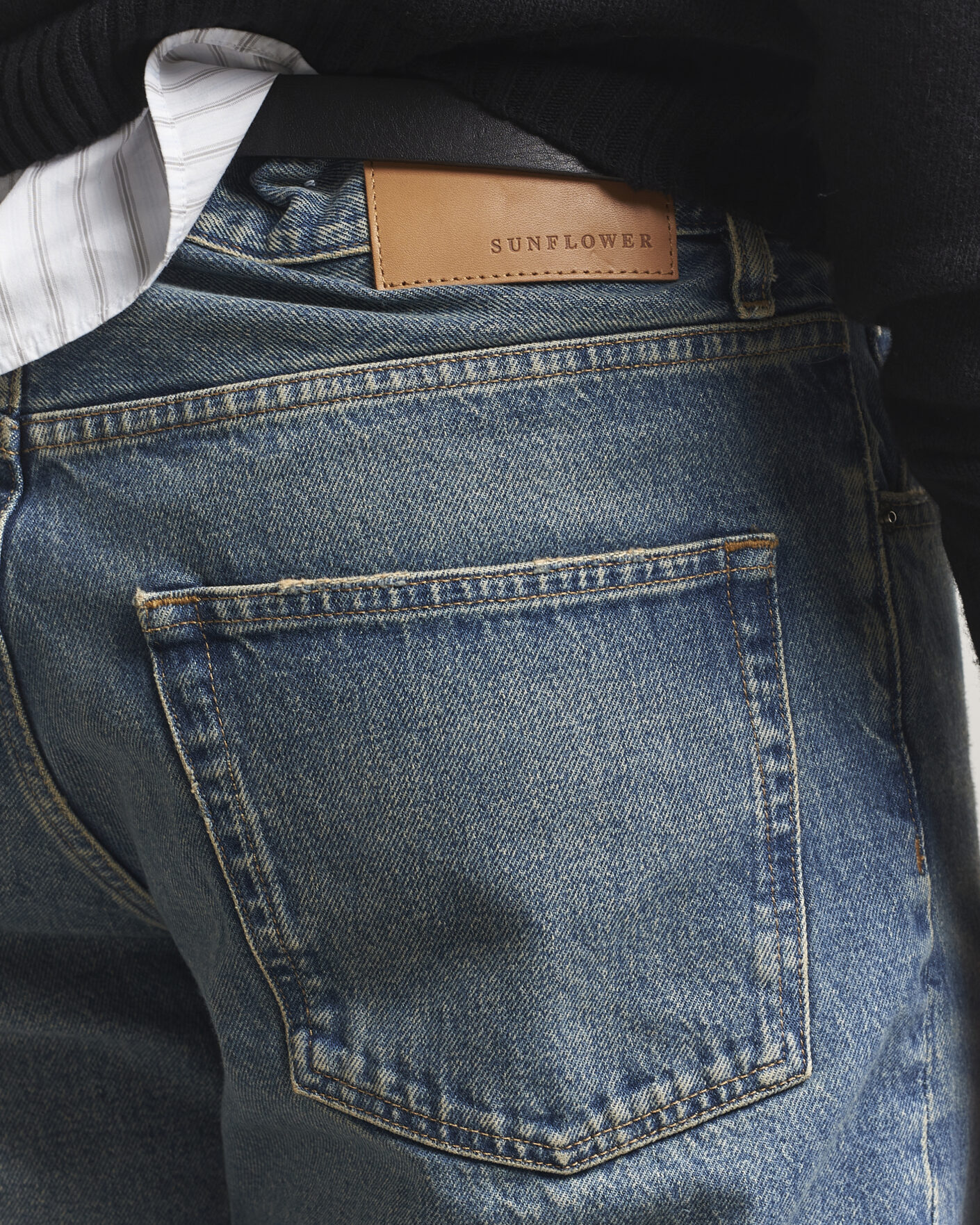 Herre | Jeans | Sunflower | Loose Jeans Dark Blue Vintage