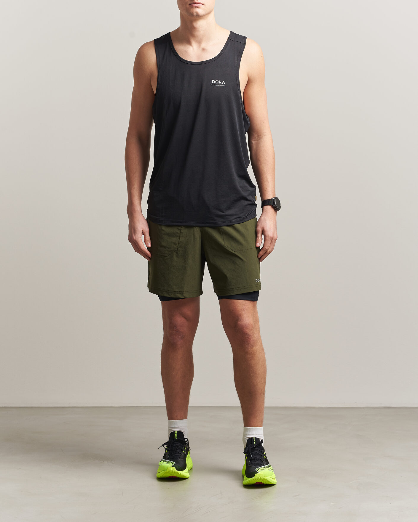 Herre | T-Shirts | DOXA | Rerun Singlet Black