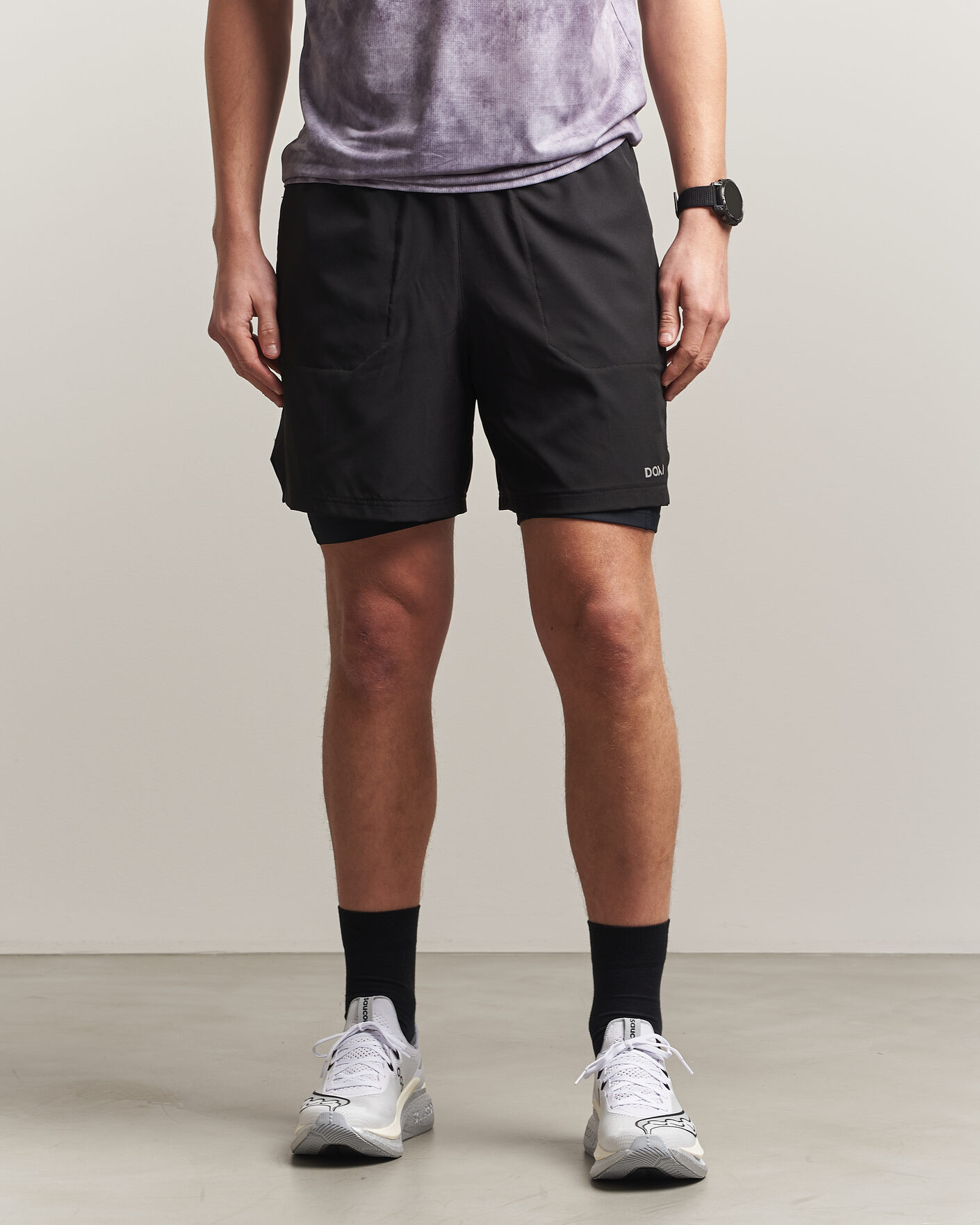 Herre | Shorts | DOXA | Rerun 2-In-1 Shorts Black