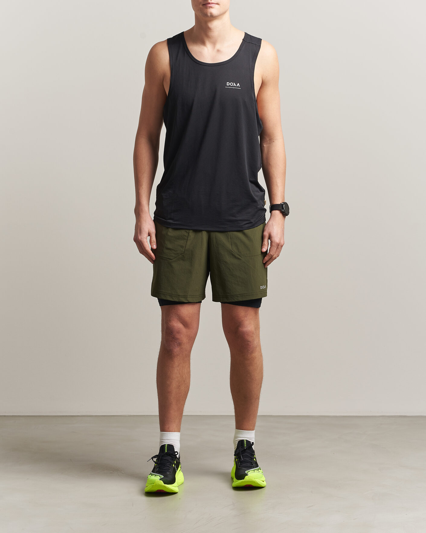 Herre | Shorts | DOXA | Rerun 2-In-1 Shorts Forest