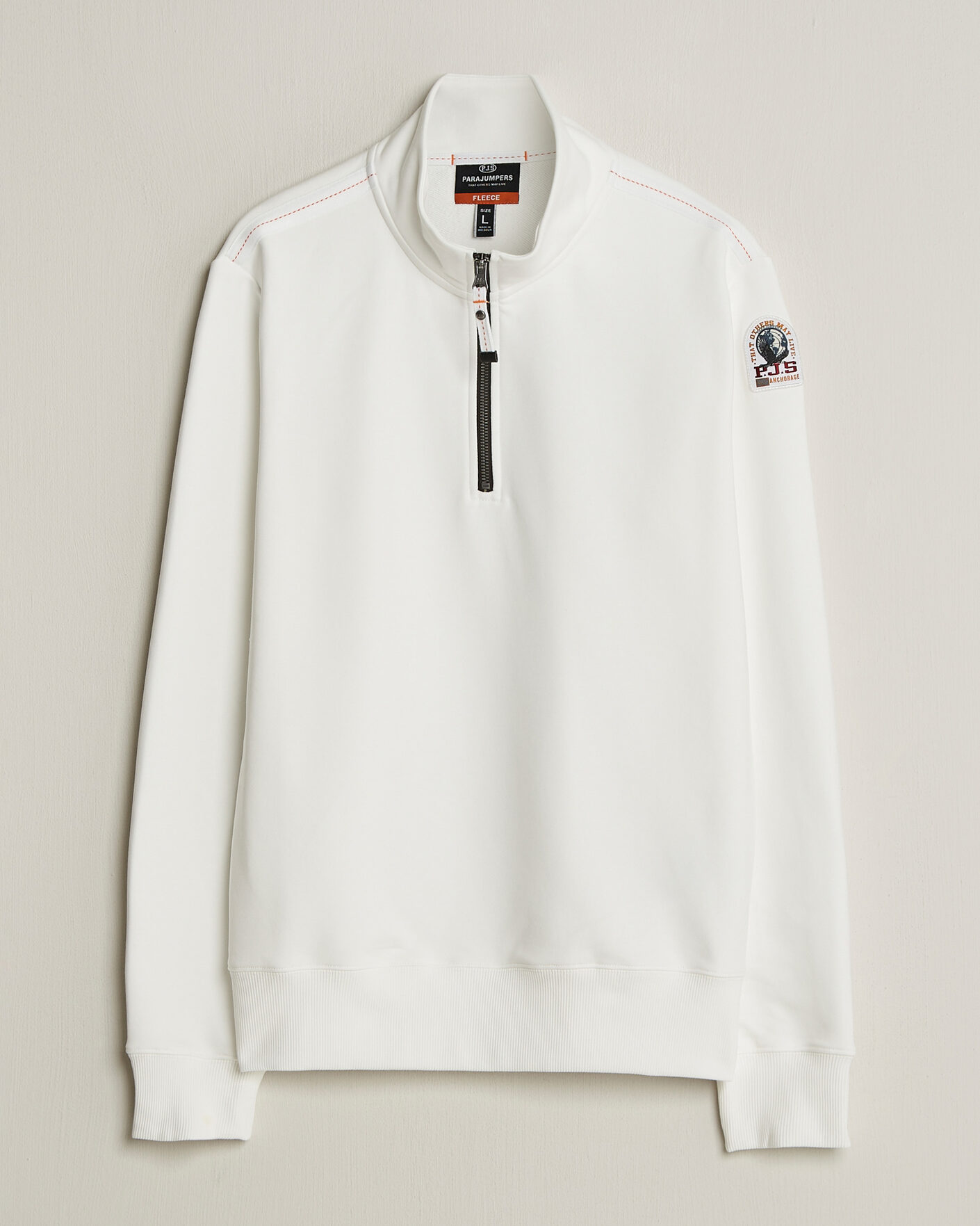 Herre | Gensere | Parajumpers | Broad Peak Super Easy Half Zip White
