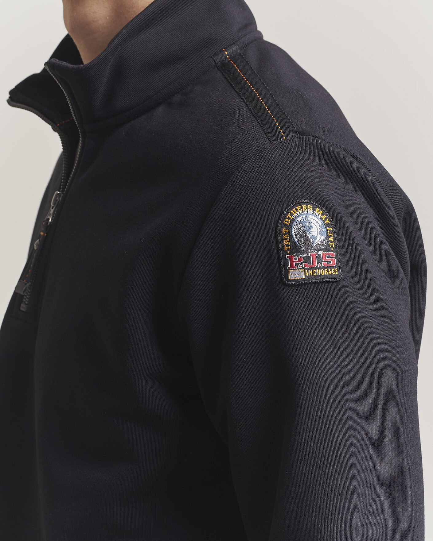 Herre | Gensere | Parajumpers | Broad Peak Super Easy Half Zip Black