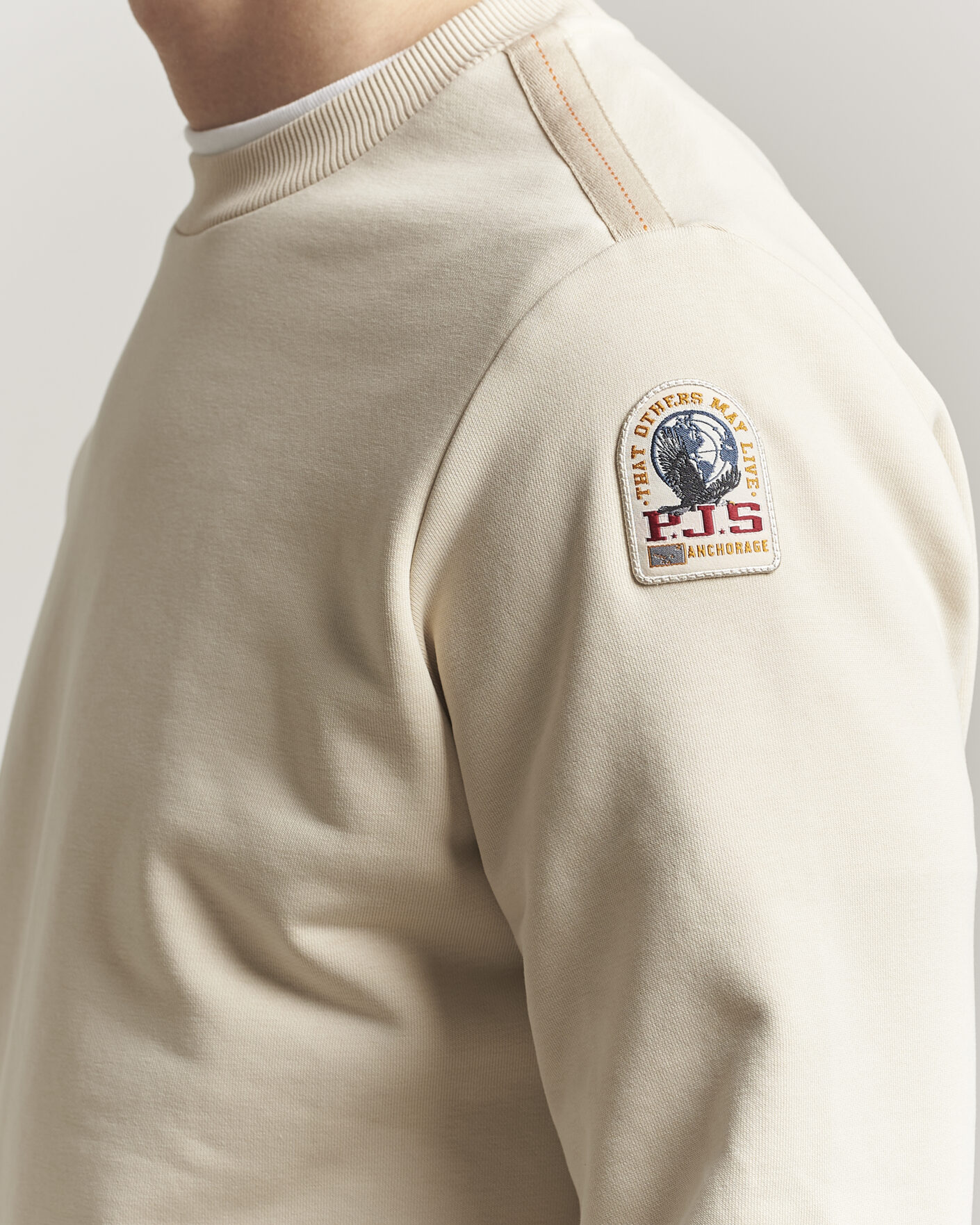 Herre | Gensere | Parajumpers | K2 Super Easy Crew Neck Sweatshirt Bone