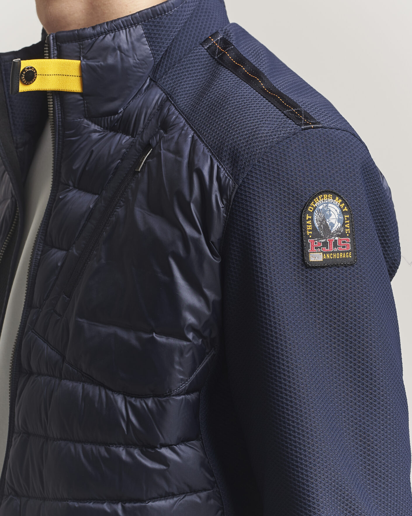 Herre | Jakker | Parajumpers | Jayden Mesh Hybrid Jacket Navy