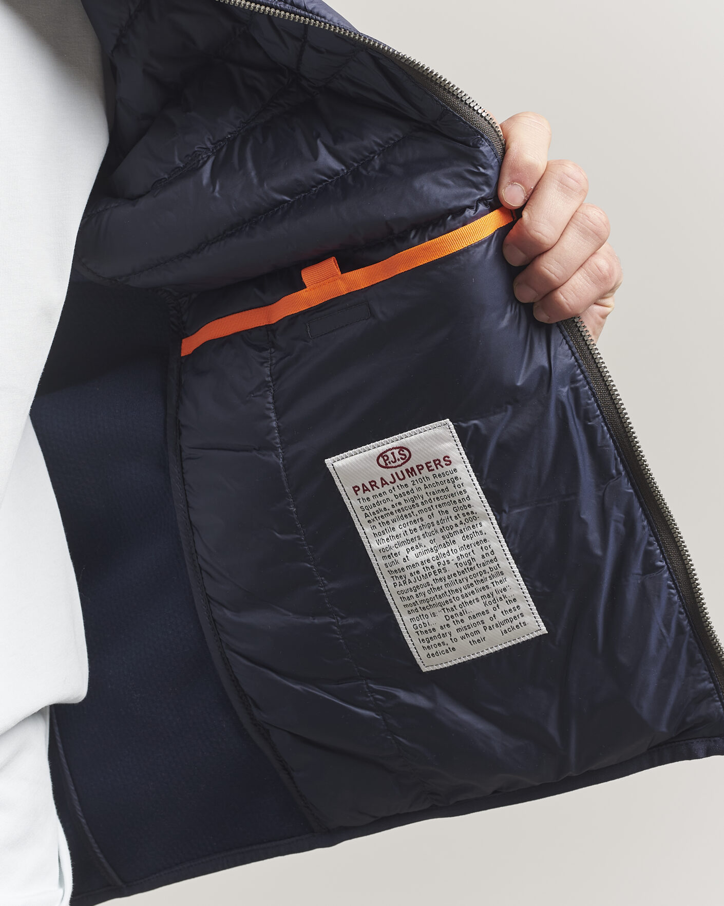 Herre | Jakker | Parajumpers | Jayden Mesh Hybrid Jacket Navy