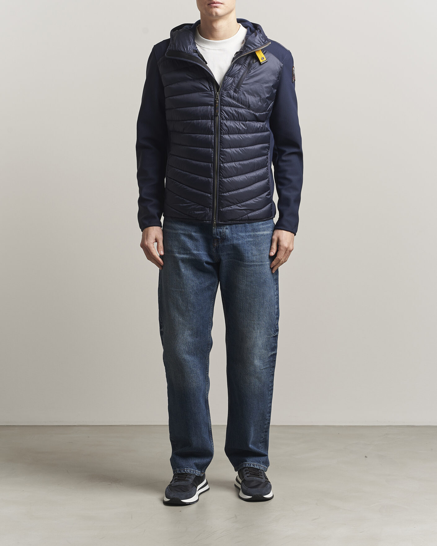 Herre |  | Parajumpers | Nolan Mesh Hooded Hybrid Navy