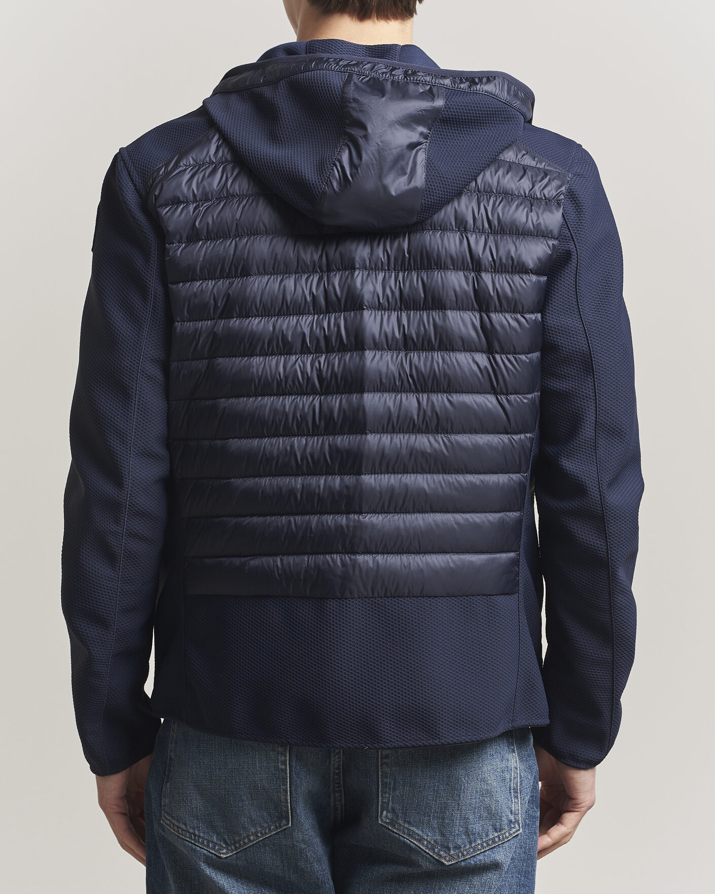 Herre | Jakker | Parajumpers | Nolan Mesh Hooded Hybrid Navy
