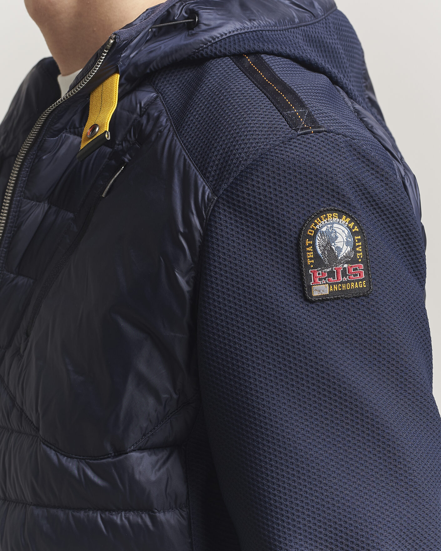 Herre | Jakker | Parajumpers | Nolan Mesh Hooded Hybrid Navy