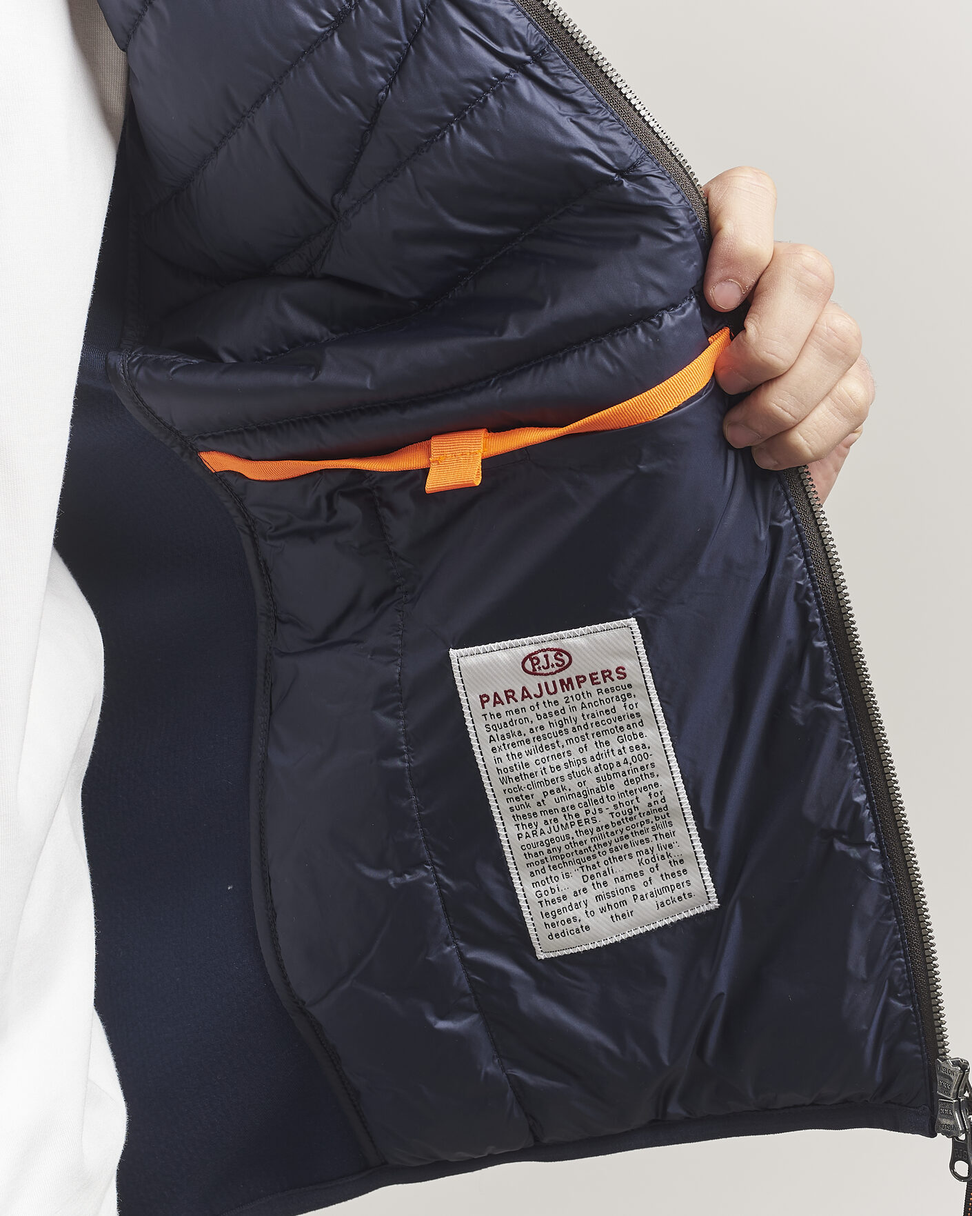 Herre | Jakker | Parajumpers | Nolan Mesh Hooded Hybrid Navy