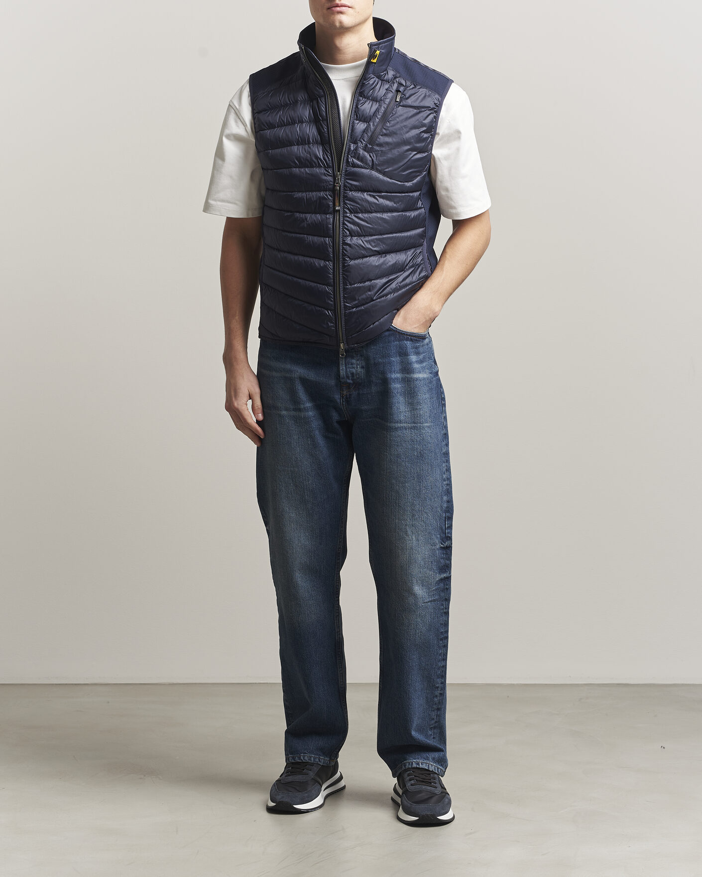 Herre | Vester | Parajumpers | Zavier Hybrid Vest Navy